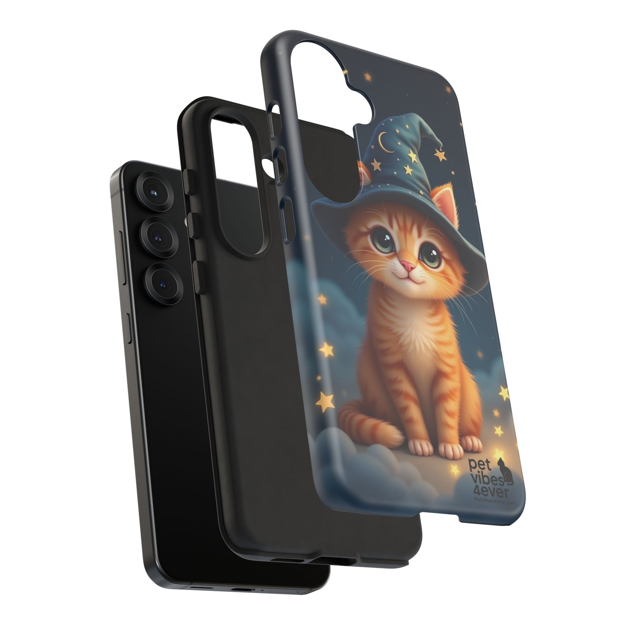 Cat-Themed Phone Case, Magical Cat Case, Pet Lover Gift, Cute Animal Accessories, Birthday Present For Cat Owners
