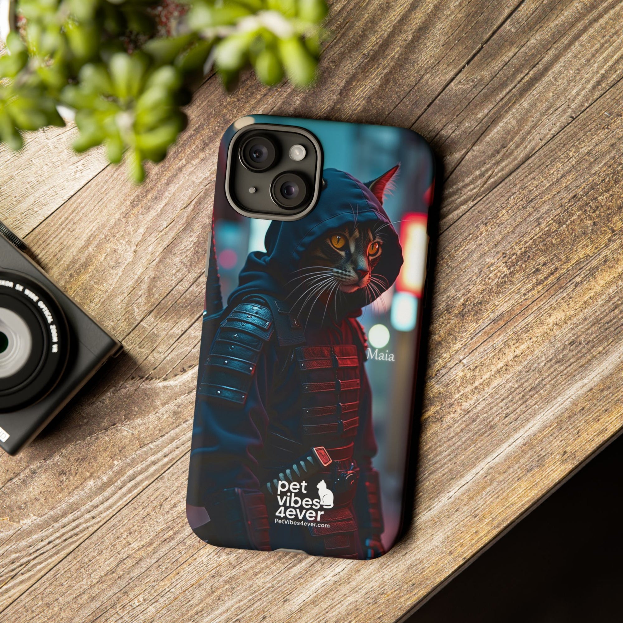 Tough Cases: Cool Cat Phone Case with 'Pet Vibes 4ever', Perfect for Cat Lovers, Unique Gift for Pet Enthusiasts, Fun Phone Accessory, [...]