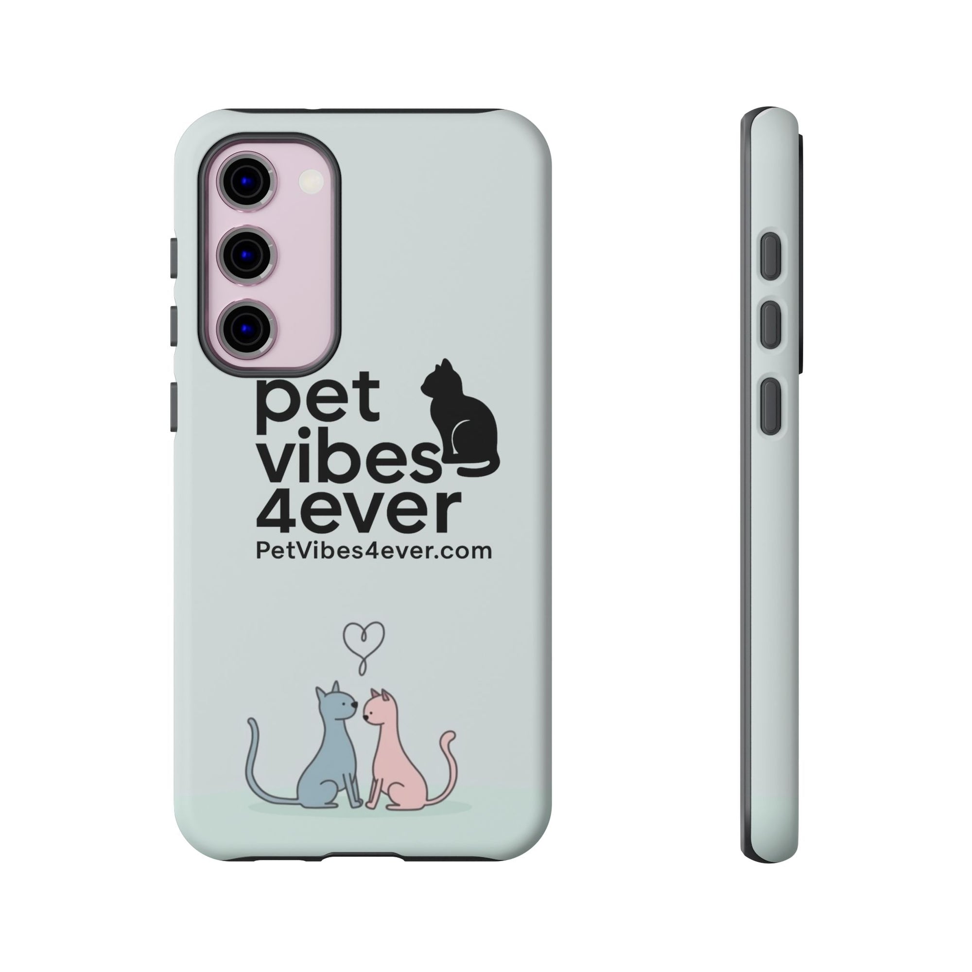 Cute Cat Phone Case, Colorful Tough Case for Pet Lovers, Cat-Themed Accessory, Gift for Animal Lovers, Mobile Phone Protection
