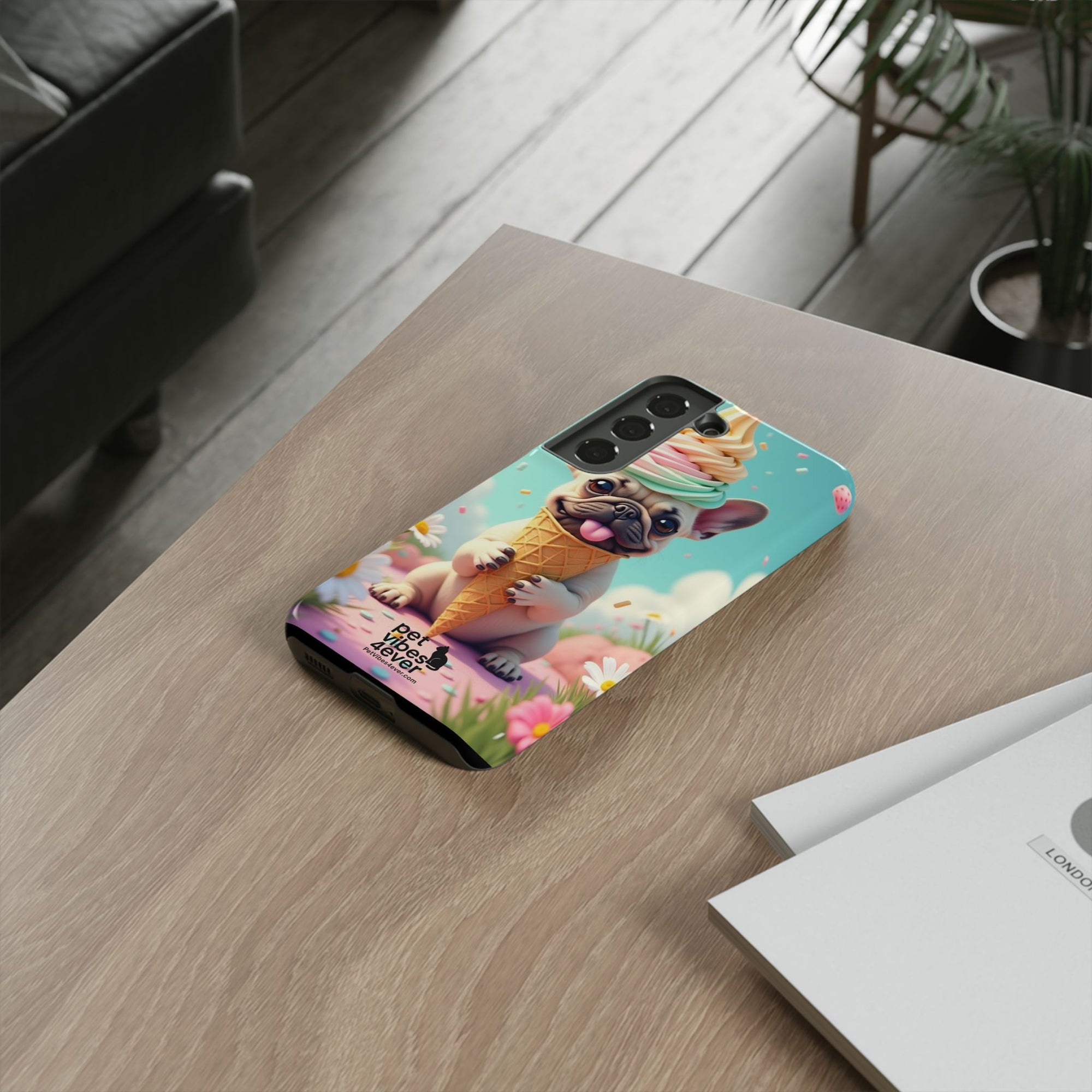 Cute Dog Phone Case, Pet Lover Gift, Tough iPhone/Android Cover, Dog Art, Fun Phone Accessory