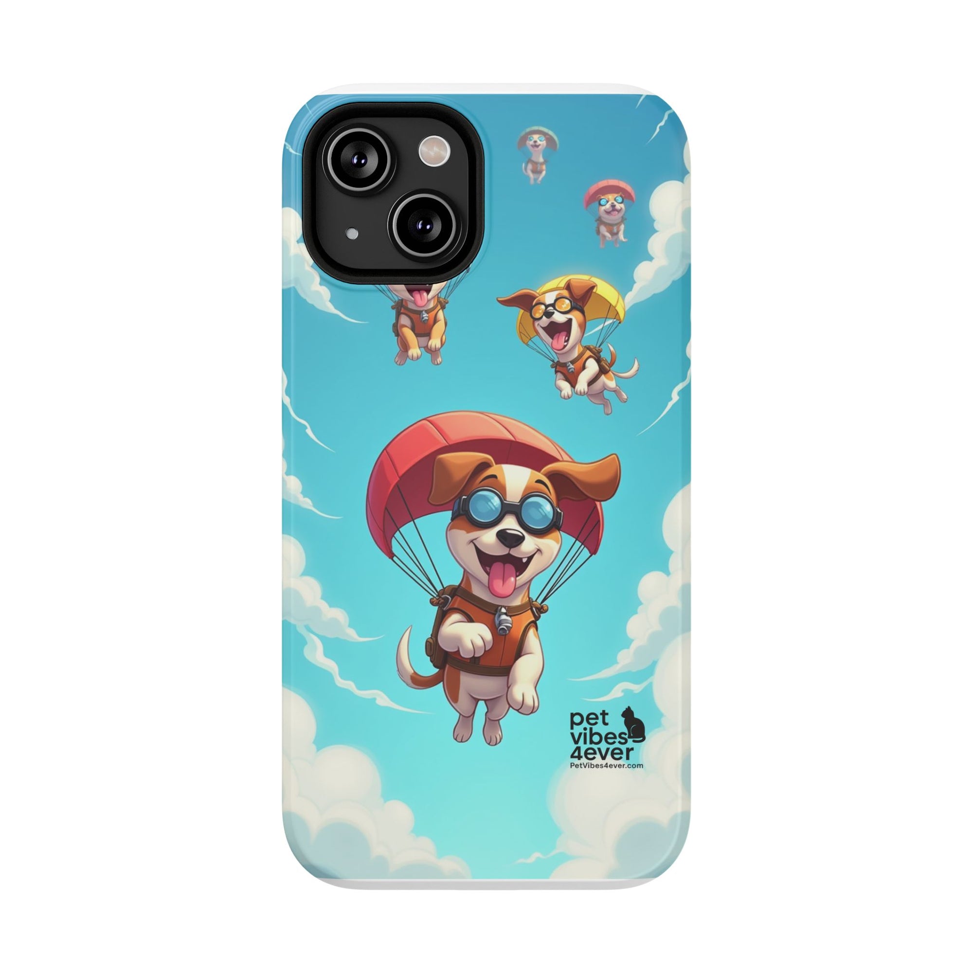 Playful Pet Vibes iPhone Case | Impact-Resistant Dog Design, Gifts for Dog Lovers, Cute Phone Accessory, Fun Pet Merchandise, [...]