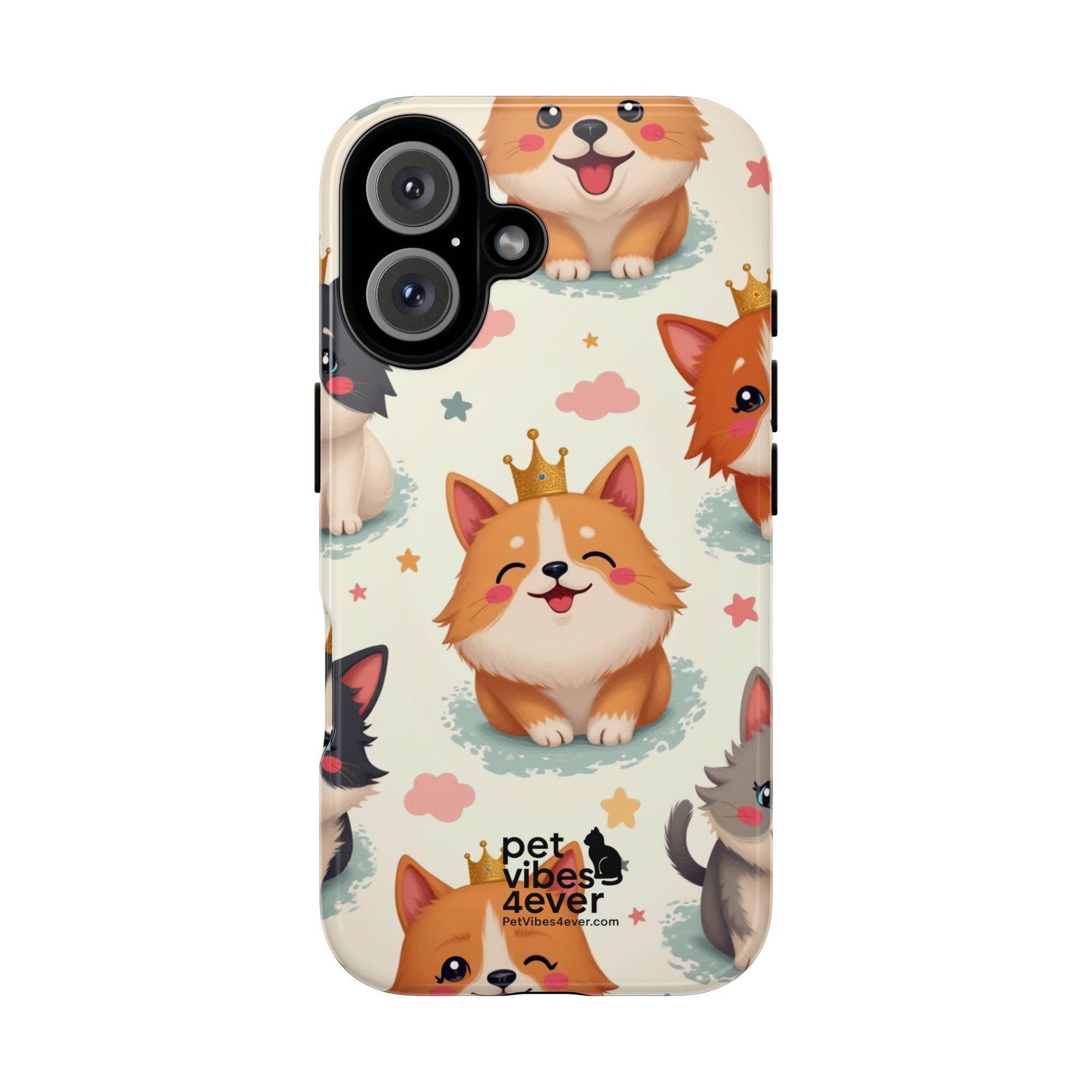 Cute Pet Phone Case, Dog Lover Accessory, Cat Phone Cover, Gift for Animal Lovers, Birthday Present, Pet Vibes Forever