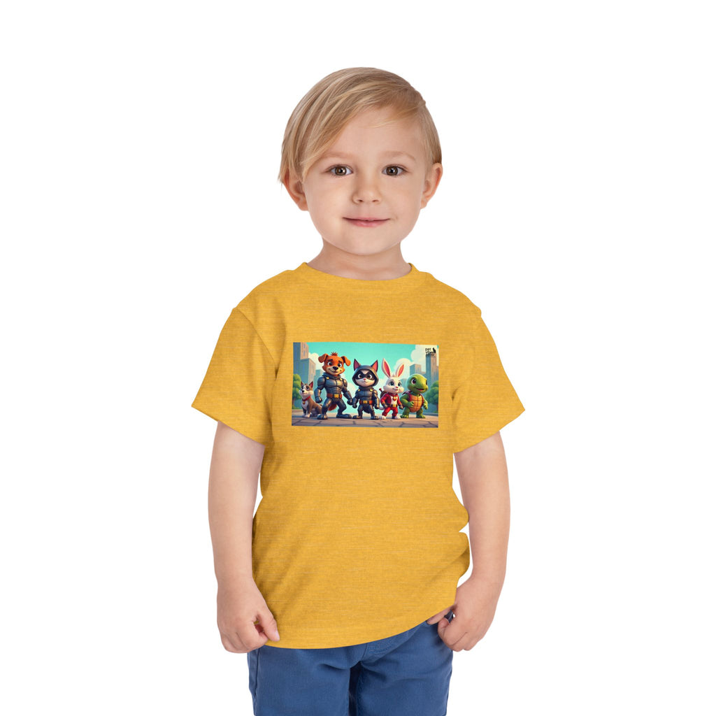 Adventurous Toddler Tee with Fun Characters | Perfect for Playdates, Birthdays, and Everyday Fun, Kids' T-Shirt, Cartoon Tee, Playful [...]