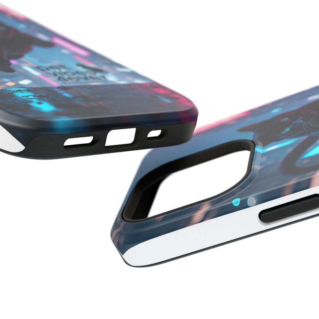 Cat-Themed Phone Case with Pet Vibes Design, Impact-Resistant Phone Case, Gift for Cat Lovers, Cute Pet Merchandise, Stylish Phone Accessory