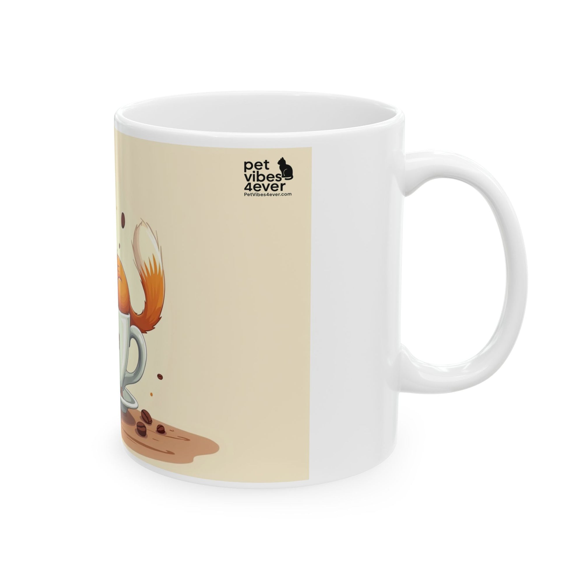 Cute Cat Monday Mood Mug, Coffee Cup, Gift for Cat Lovers, Office Decor, Animal Art, Funny Mug, Tea Cup