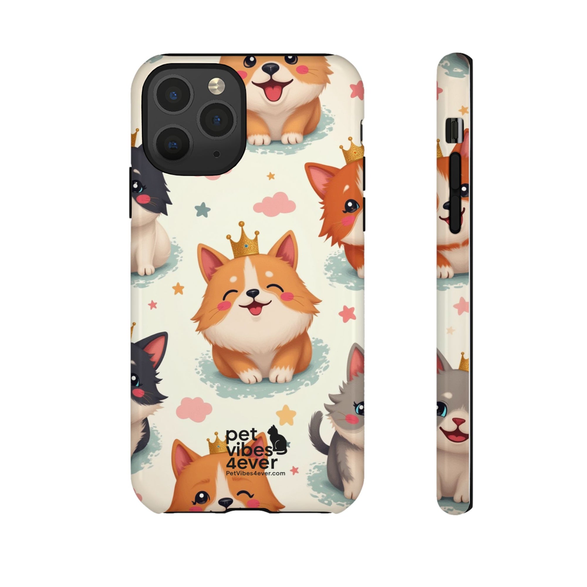 Cute Pet Phone Case, Dog Lover Accessory, Cat Phone Cover, Gift for Animal Lovers, Birthday Present, Pet Vibes Forever