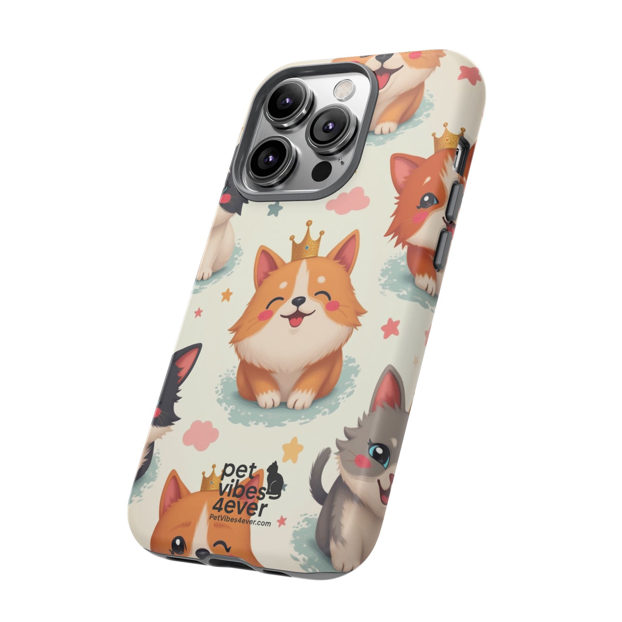 Cute Pet Phone Case, Dog Lover Accessory, Cat Phone Cover, Gift for Animal Lovers, Birthday Present, Pet Vibes Forever