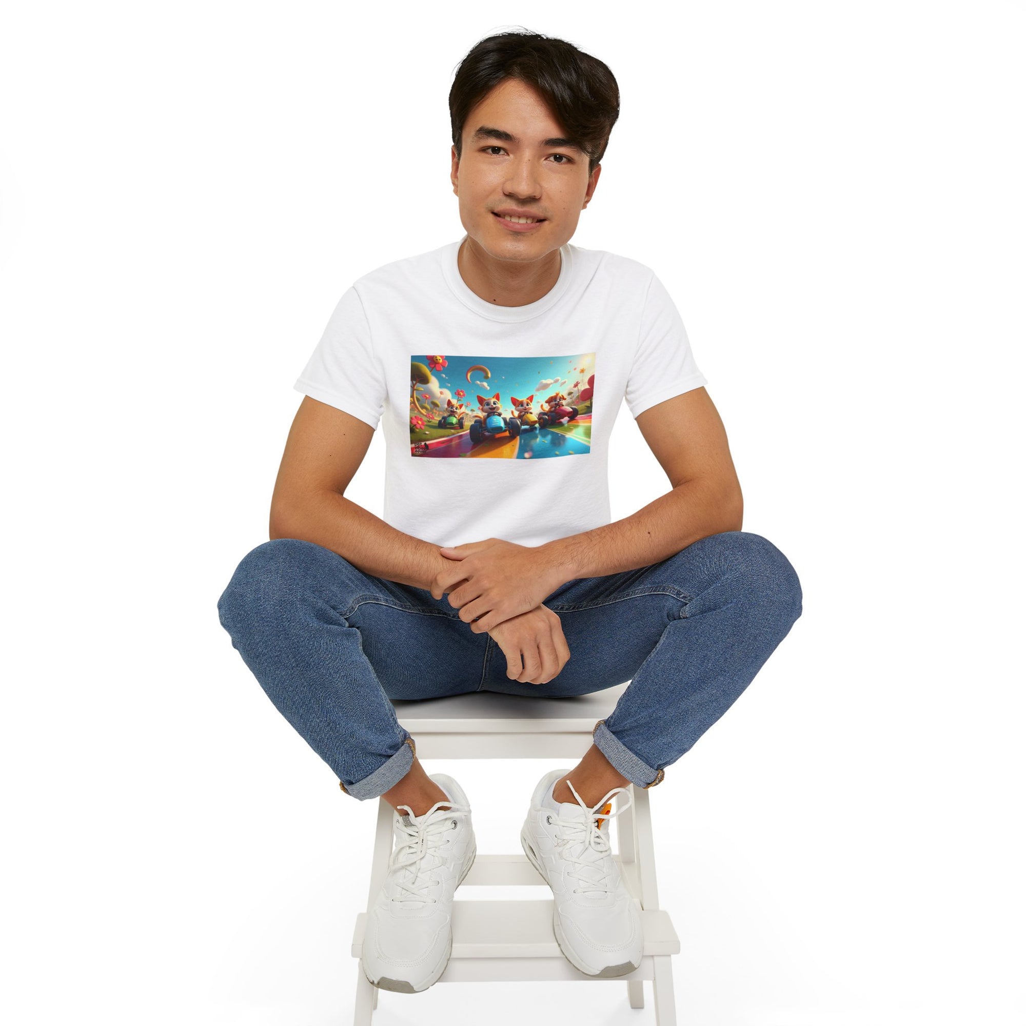 Colorful Fantasy Art Tee, Unisex Tee, Graphic T-Shirt, Fun Gift, Casual Wear, Summer Style, Festival Fashion