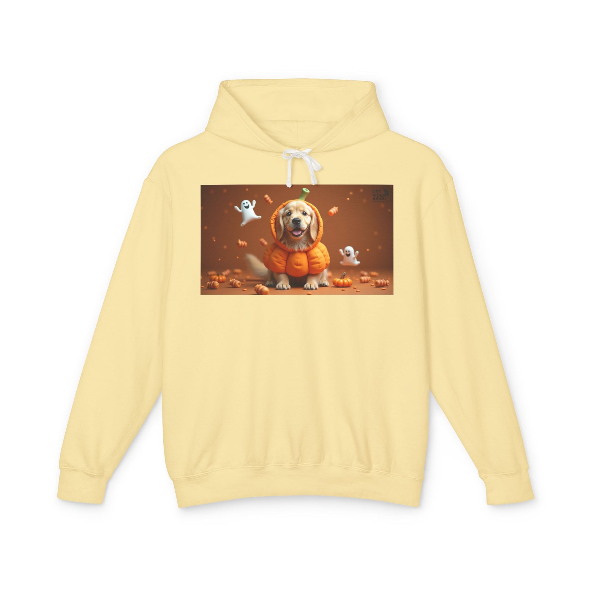 Cozy Halloween Dog Hoodie, Unisex Lightweight Sweatshirt, Perfect Fall Gift, Pet Lovers Apparel, Spooky Season Sweatshirt