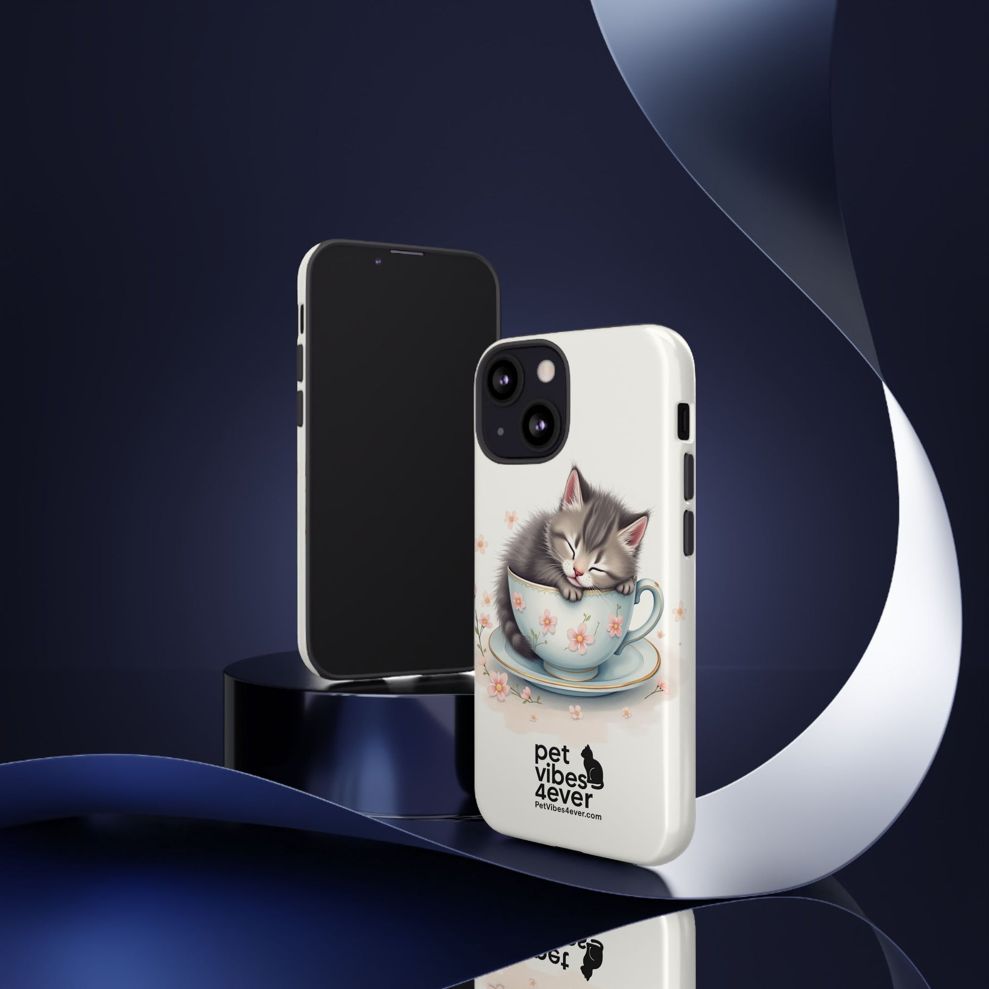 Cute Cat Phone Case - Tough Cases for Animal Lovers, Pet Gifts, Phone Accessories, Kitten Merchandise, Cute Cat Decor