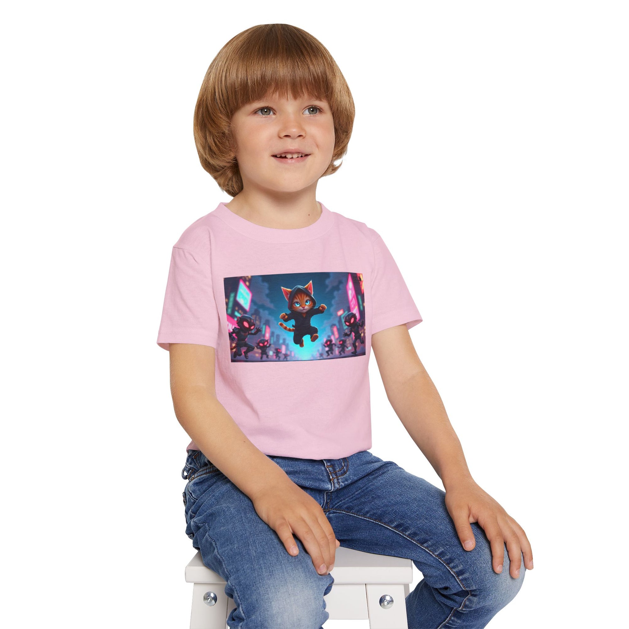 Playful Cartoon Toddler T-Shirt with Fun Design, Kids Apparel, Gift for Toddlers, Birthday Outfit, Everyday Wear, Cartoon Shirt