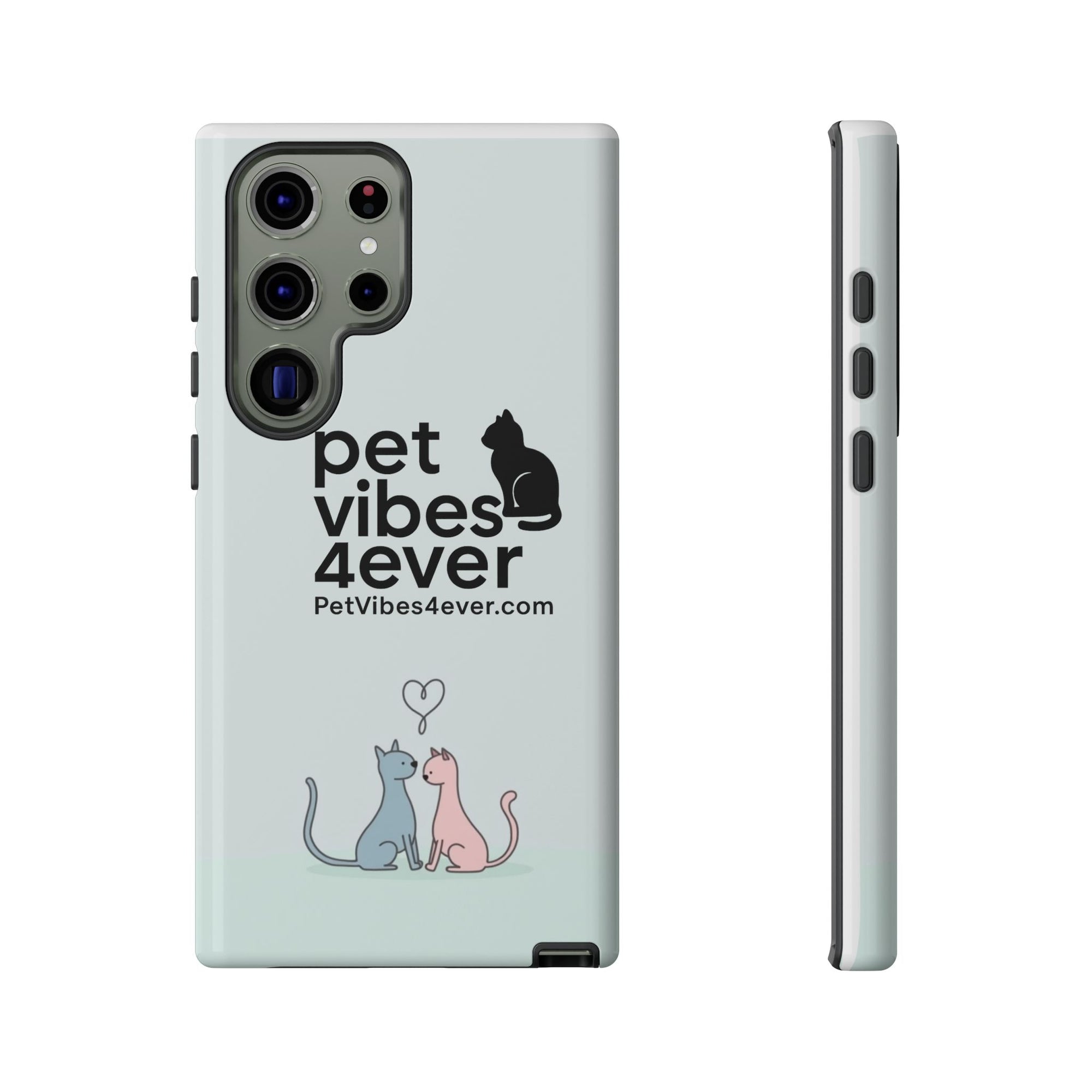 Cute Cat Phone Case, Colorful Tough Case for Pet Lovers, Cat-Themed Accessory, Gift for Animal Lovers, Mobile Phone Protection