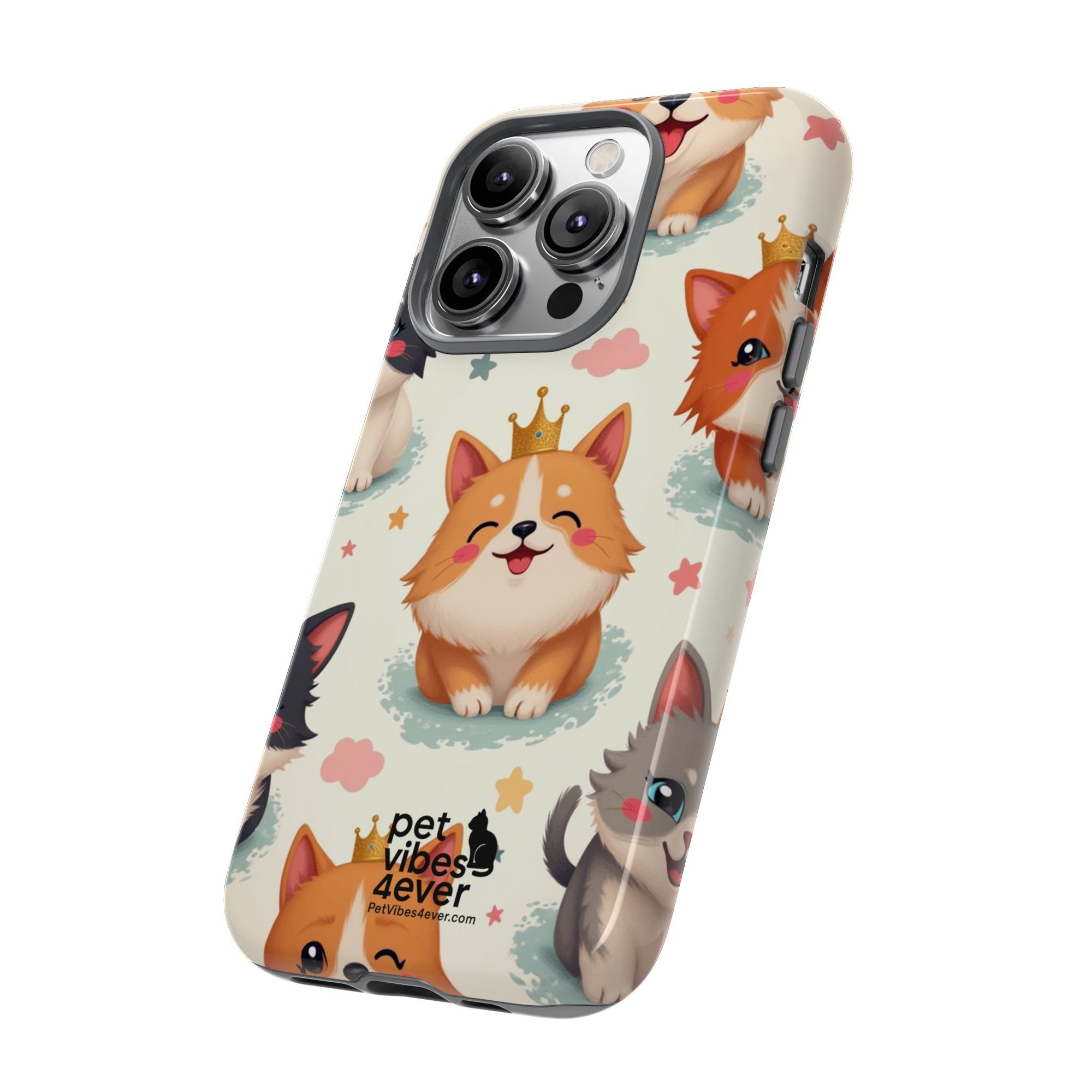 Cute Pet Phone Case, Dog Lover Accessory, Cat Phone Cover, Gift for Animal Lovers, Birthday Present, Pet Vibes Forever