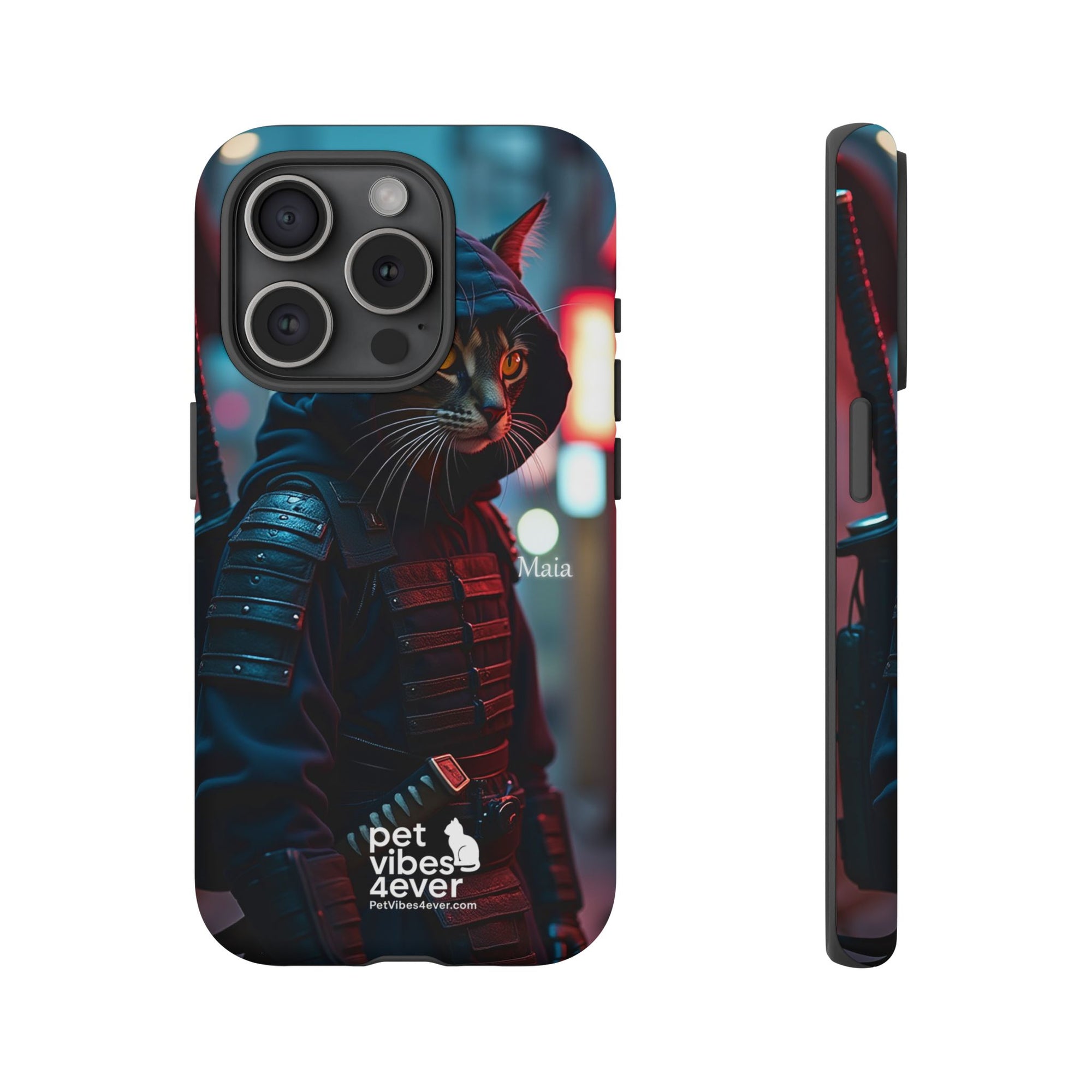 Tough Cases: Cool Cat Phone Case with 'Pet Vibes 4ever', Perfect for Cat Lovers, Unique Gift for Pet Enthusiasts, Fun Phone Accessory, [...]