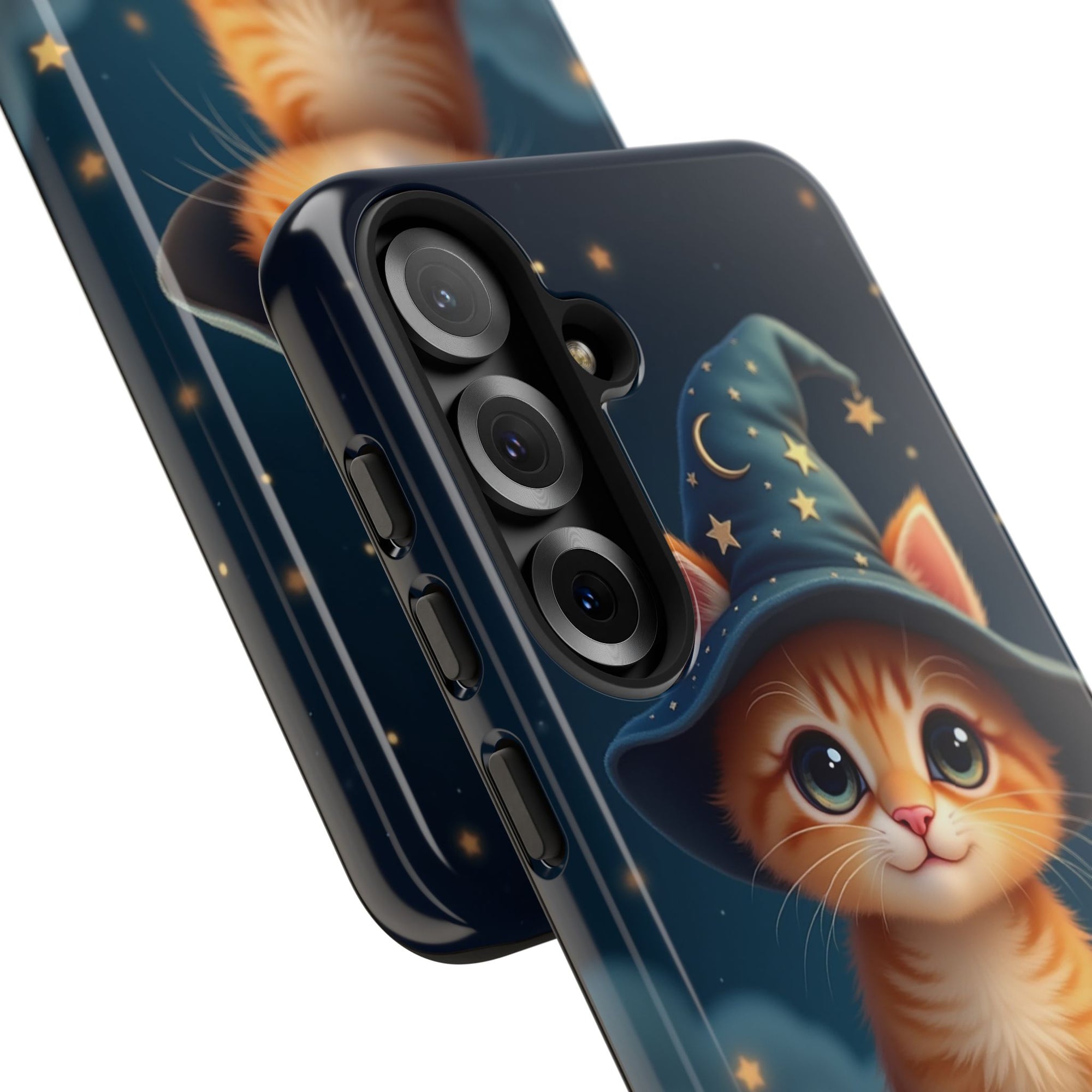 Cat-Themed Phone Case, Magical Cat Case, Pet Lover Gift, Cute Animal Accessories, Birthday Present For Cat Owners