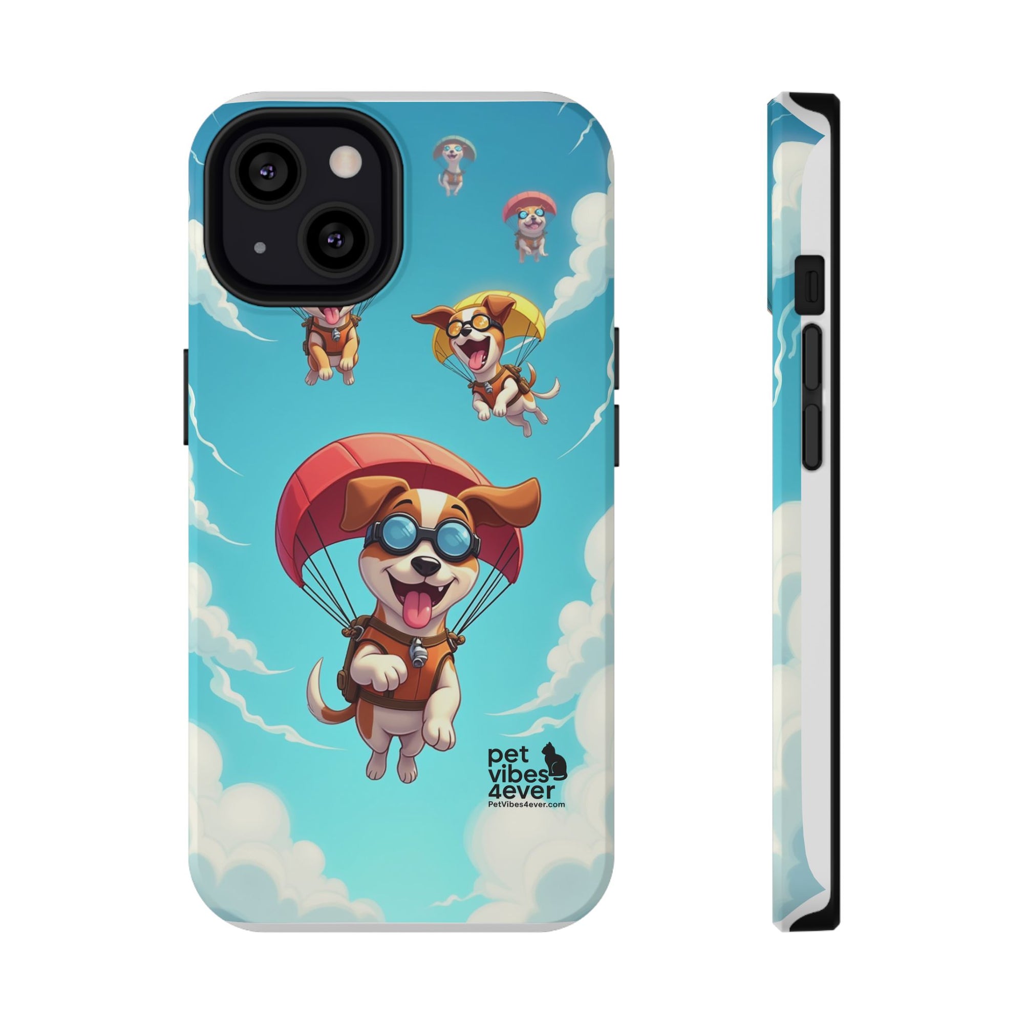 Playful Pet Vibes iPhone Case | Impact-Resistant Dog Design, Gifts for Dog Lovers, Cute Phone Accessory, Fun Pet Merchandise, [...]
