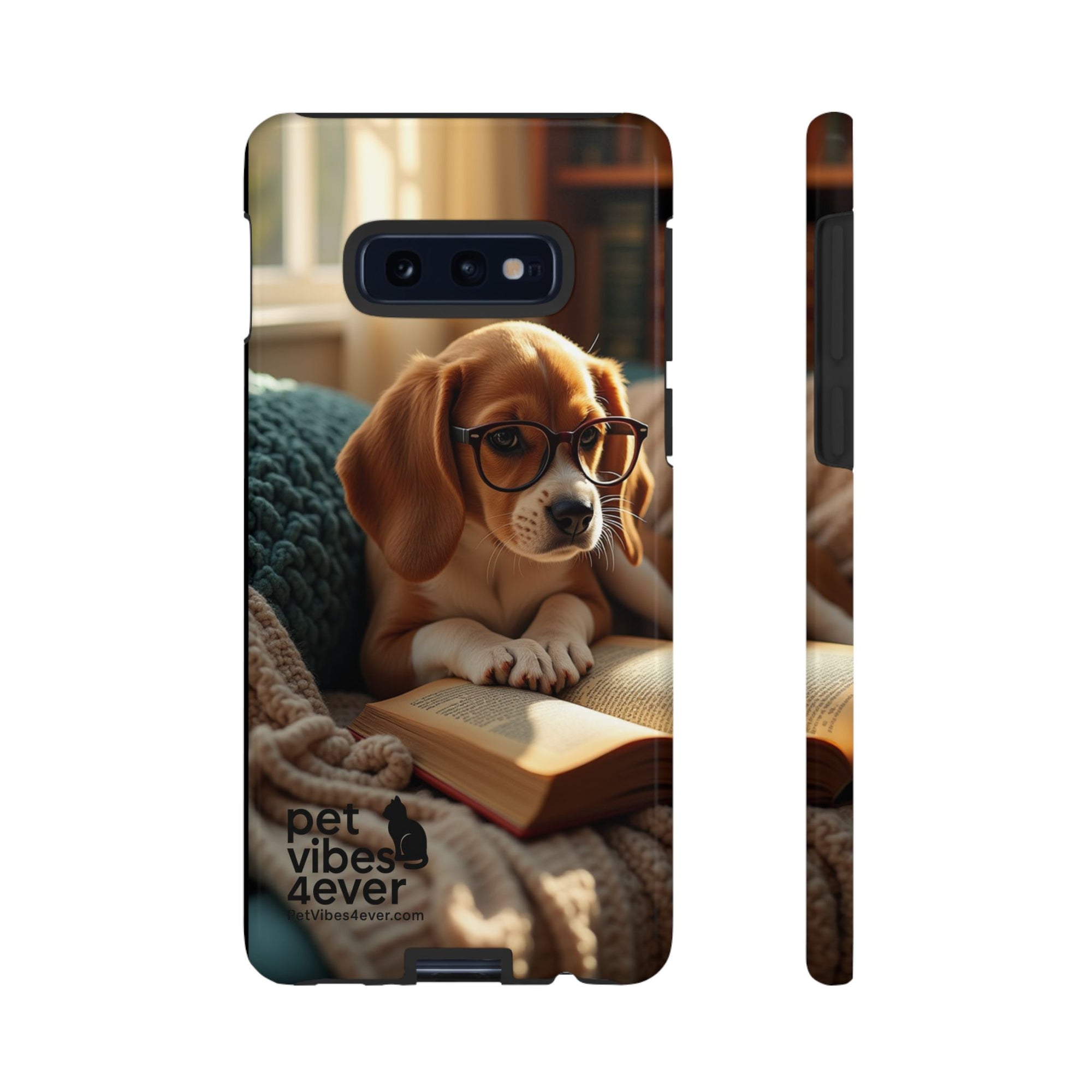 Dog-Themed Phone Case with "Pet Vibes Forever" Design, Cute Dog Accessories, Pet Lover Gift, Phone Cover, Animal Lover Decor