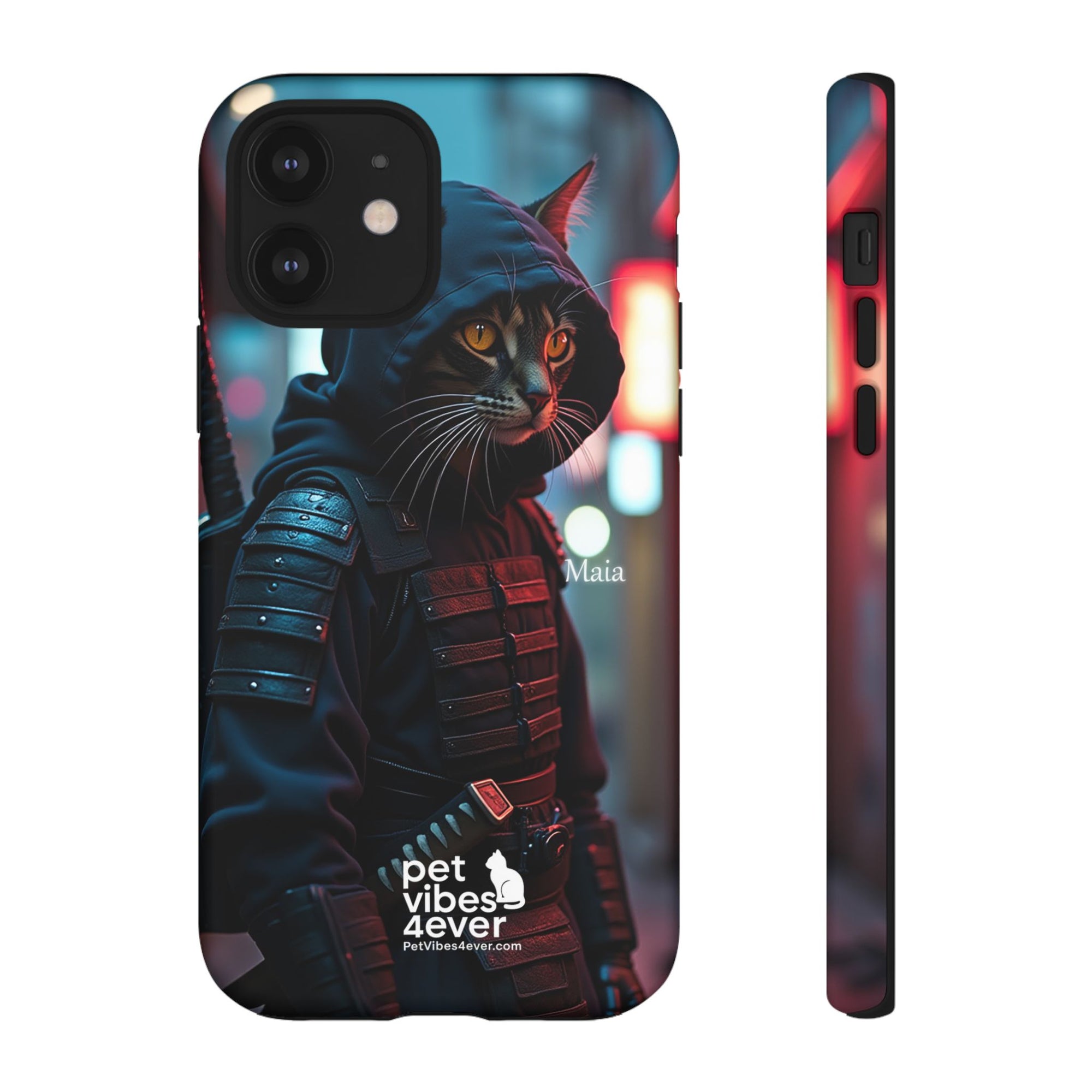 Tough Cases: Cool Cat Phone Case with 'Pet Vibes 4ever', Perfect for Cat Lovers, Unique Gift for Pet Enthusiasts, Fun Phone Accessory, [...]