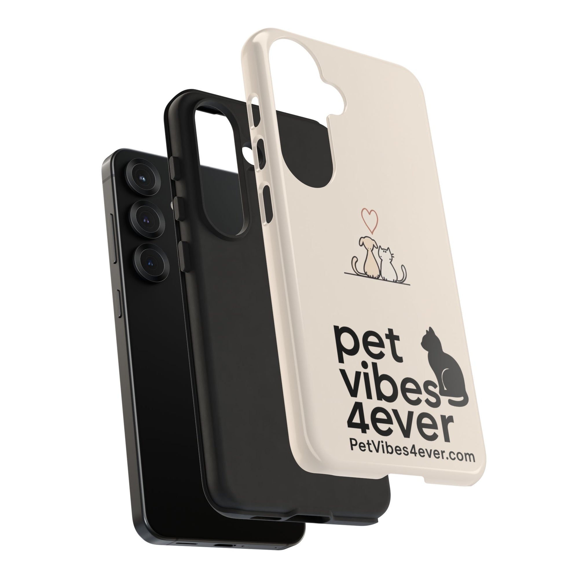 Cute Cat Phone Case - Pet Lovers Gift, Tough Cases, Customizable, Animal Lover, Cat Mom/Dad, Funny Cat Merchandise