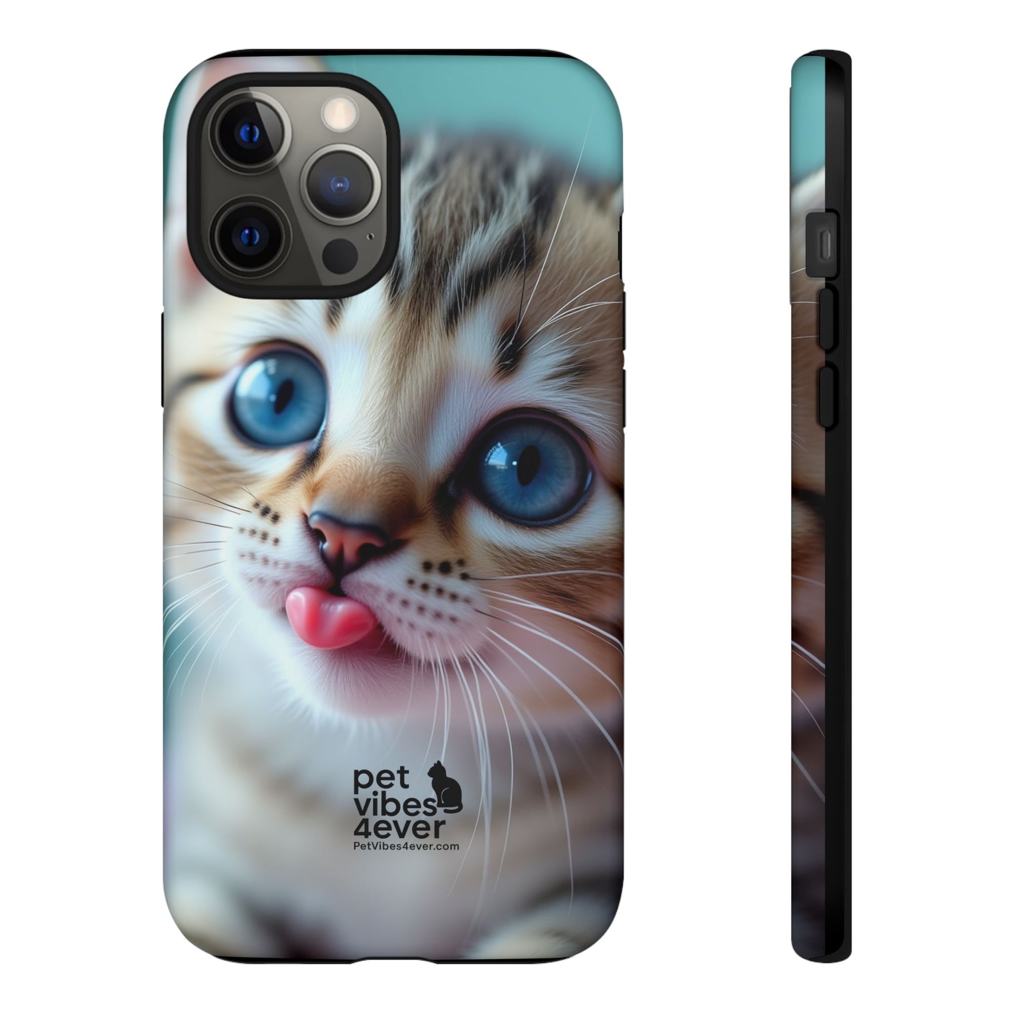 Cute Cat Phone Case, Pet Lover Gift, Funny Animal Protector, Cute Tech Accessories, Cat Mom Gift