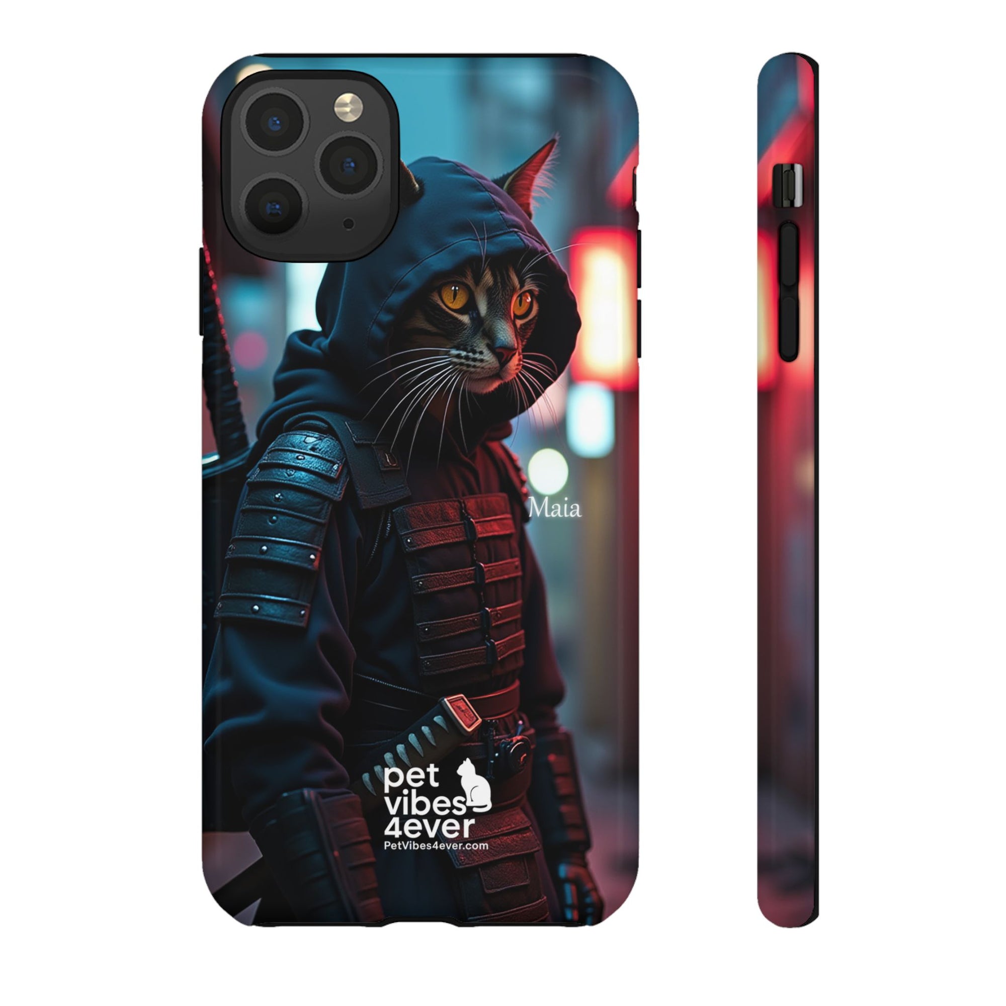 Tough Cases: Cool Cat Phone Case with 'Pet Vibes 4ever', Perfect for Cat Lovers, Unique Gift for Pet Enthusiasts, Fun Phone Accessory, [...]