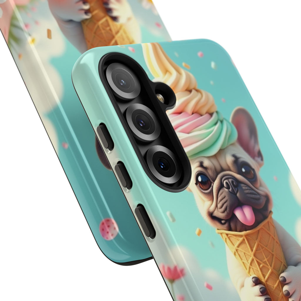 Cute Dog Phone Case, Pet Lover Gift, Tough iPhone/Android Cover, Dog Art, Fun Phone Accessory