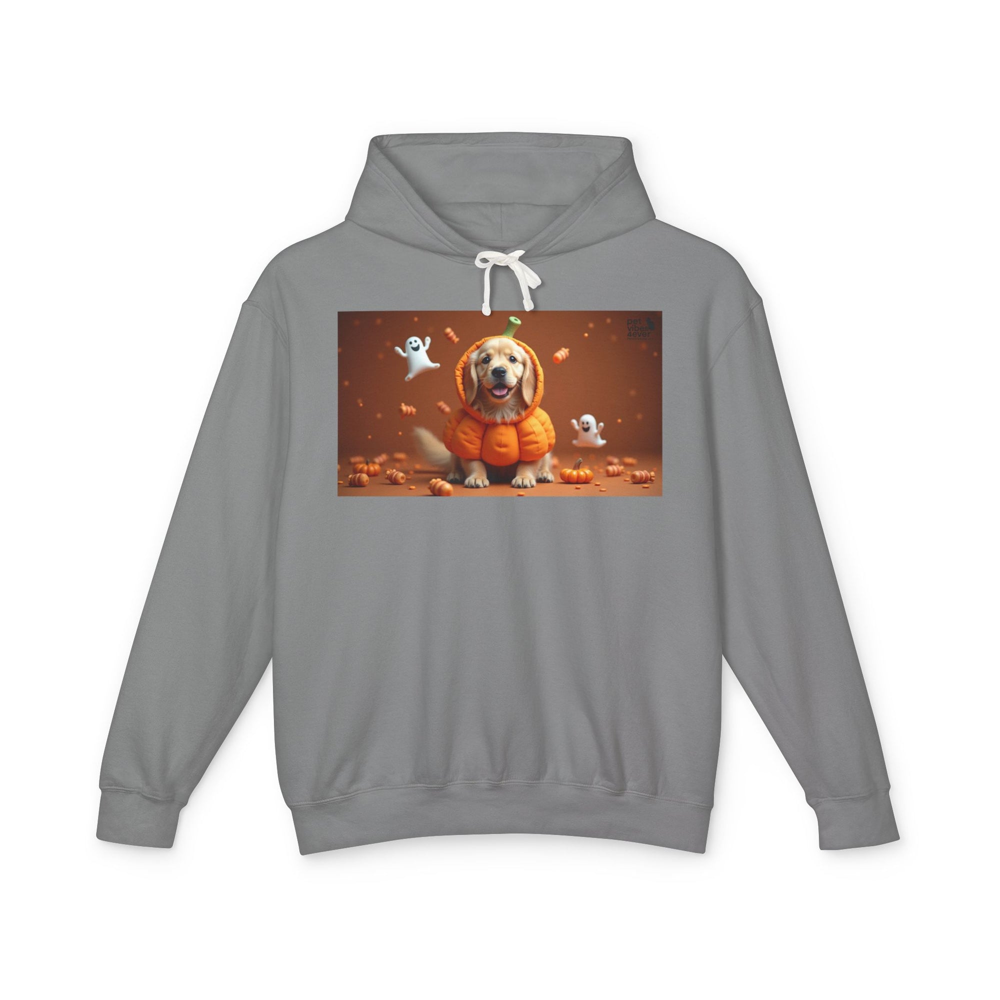Cozy Halloween Dog Hoodie, Unisex Lightweight Sweatshirt, Perfect Fall Gift, Pet Lovers Apparel, Spooky Season Sweatshirt