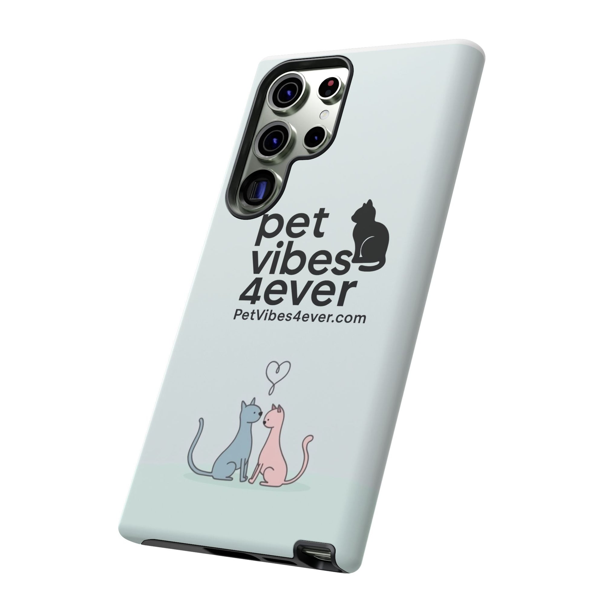 Cute Cat Phone Case, Colorful Tough Case for Pet Lovers, Cat-Themed Accessory, Gift for Animal Lovers, Mobile Phone Protection