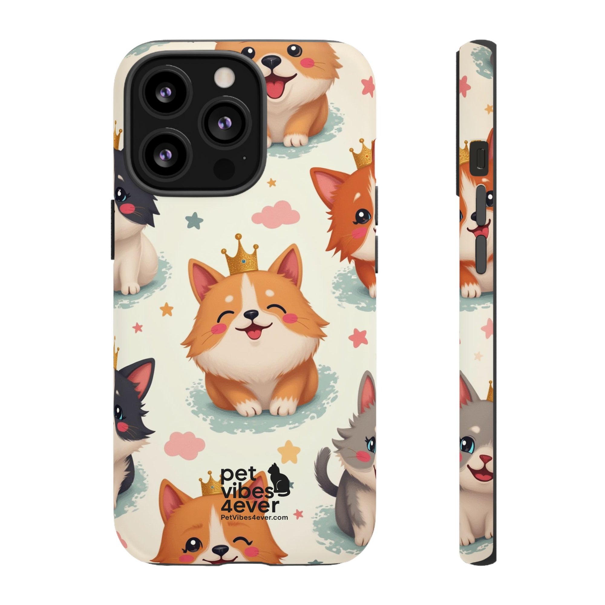 Cute Pet Phone Case, Dog Lover Accessory, Cat Phone Cover, Gift for Animal Lovers, Birthday Present, Pet Vibes Forever