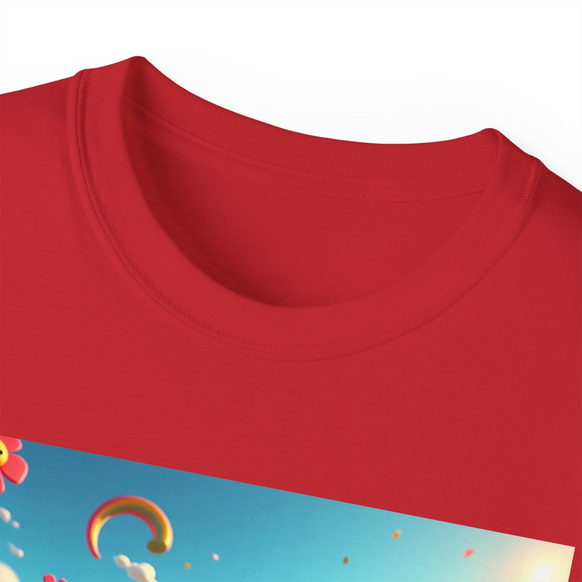 Colorful Fantasy Art Tee, Unisex Tee, Graphic T-Shirt, Fun Gift, Casual Wear, Summer Style, Festival Fashion