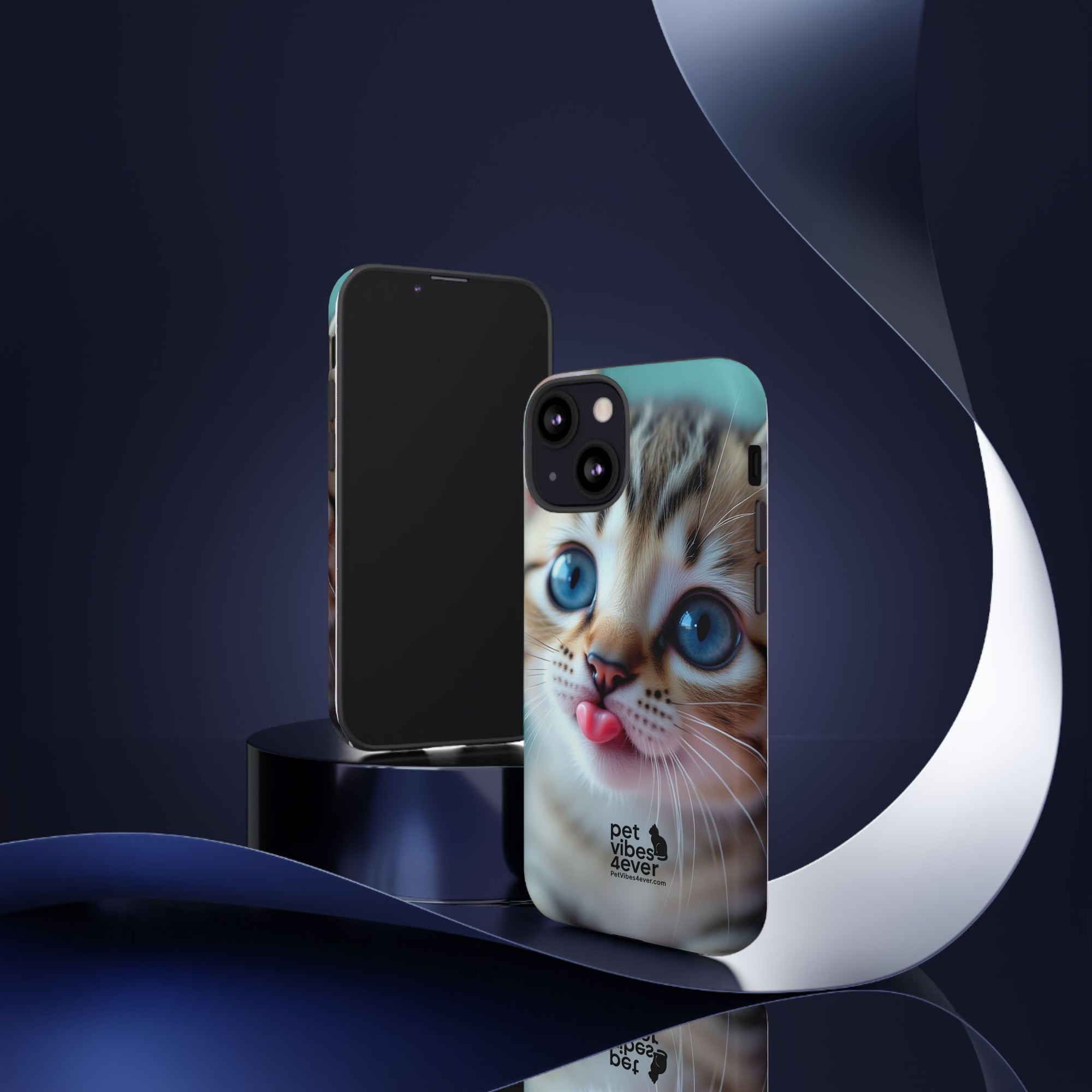 Cute Cat Phone Case, Pet Lover Gift, Funny Animal Protector, Cute Tech Accessories, Cat Mom Gift