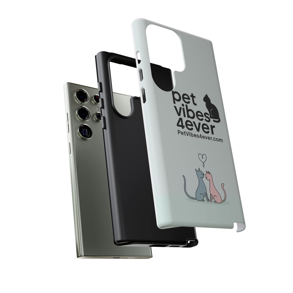 Cute Cat Phone Case, Colorful Tough Case for Pet Lovers, Cat-Themed Accessory, Gift for Animal Lovers, Mobile Phone Protection