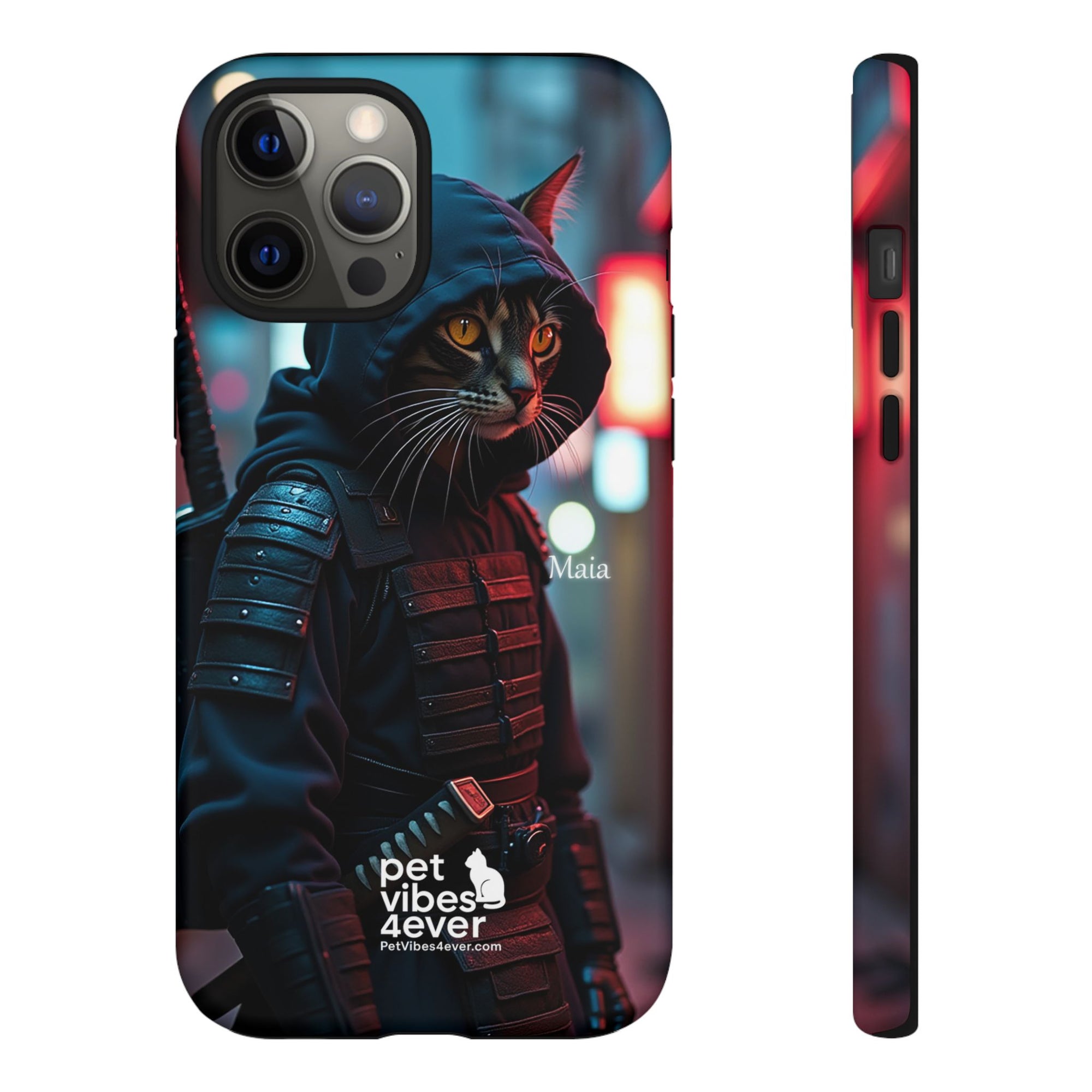 Tough Cases: Cool Cat Phone Case with 'Pet Vibes 4ever', Perfect for Cat Lovers, Unique Gift for Pet Enthusiasts, Fun Phone Accessory, [...]