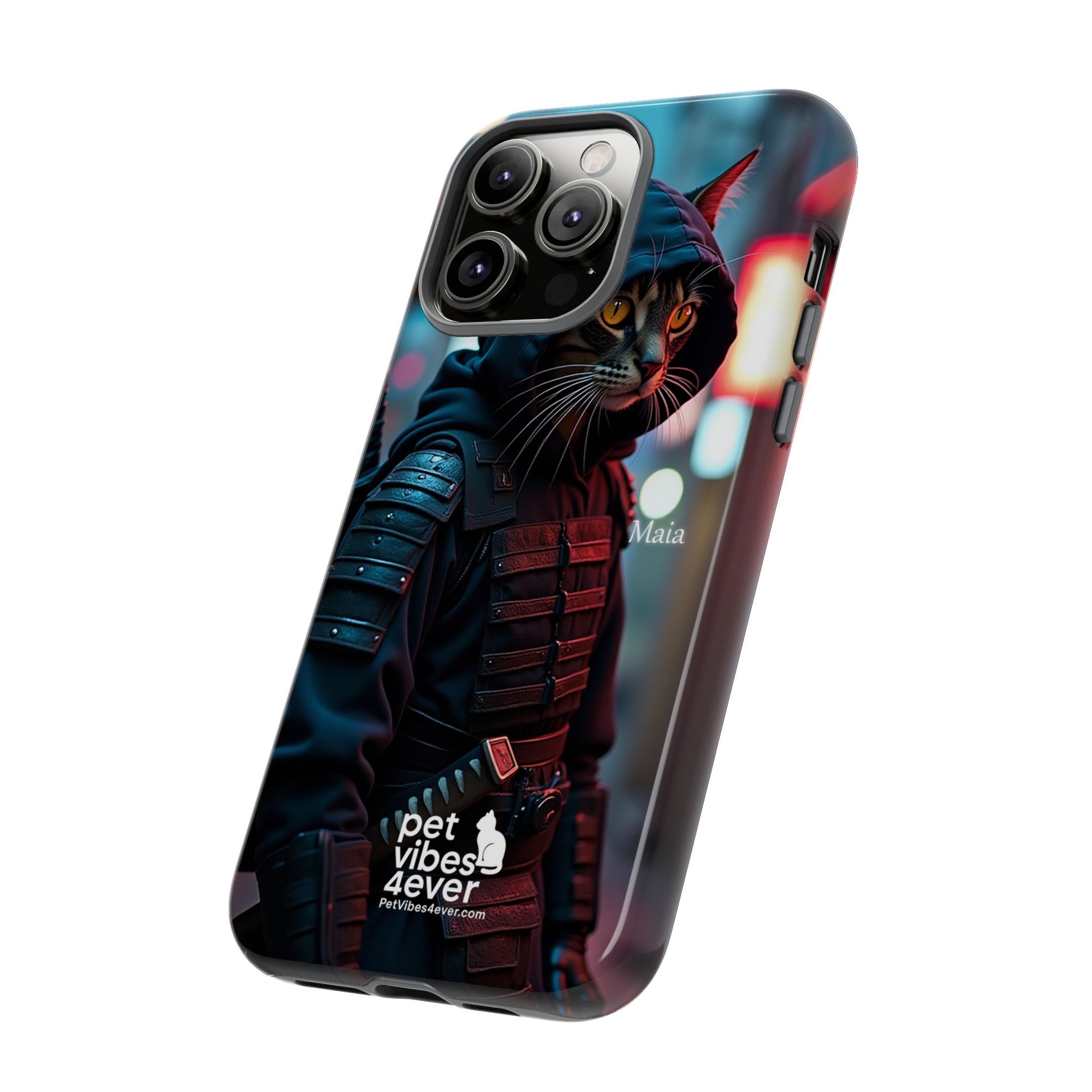 Tough Cases: Cool Cat Phone Case with 'Pet Vibes 4ever', Perfect for Cat Lovers, Unique Gift for Pet Enthusiasts, Fun Phone Accessory, [...]