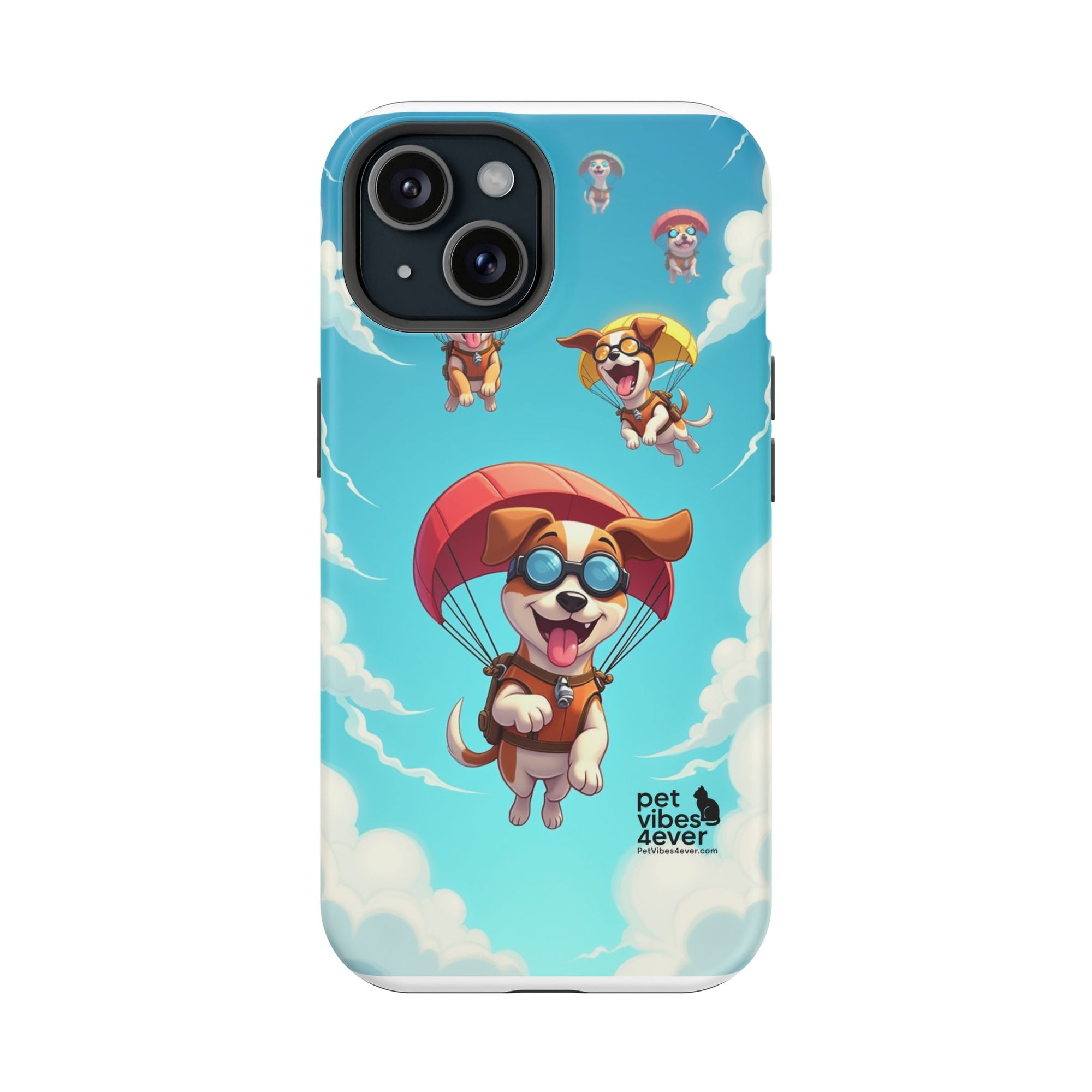 Playful Pet Vibes iPhone Case | Impact-Resistant Dog Design, Gifts for Dog Lovers, Cute Phone Accessory, Fun Pet Merchandise, [...]