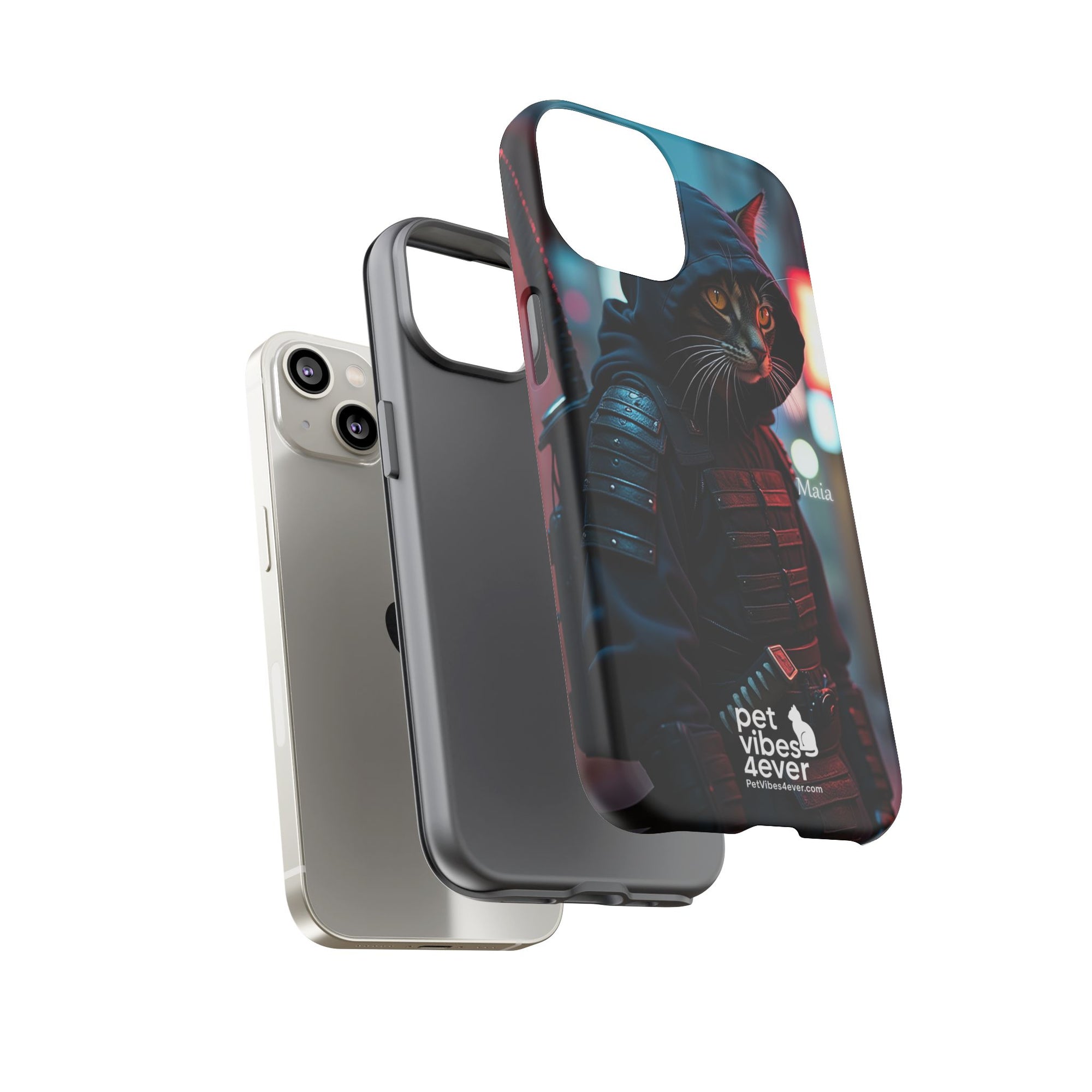 Tough Cases: Cool Cat Phone Case with 'Pet Vibes 4ever', Perfect for Cat Lovers, Unique Gift for Pet Enthusiasts, Fun Phone Accessory, [...]