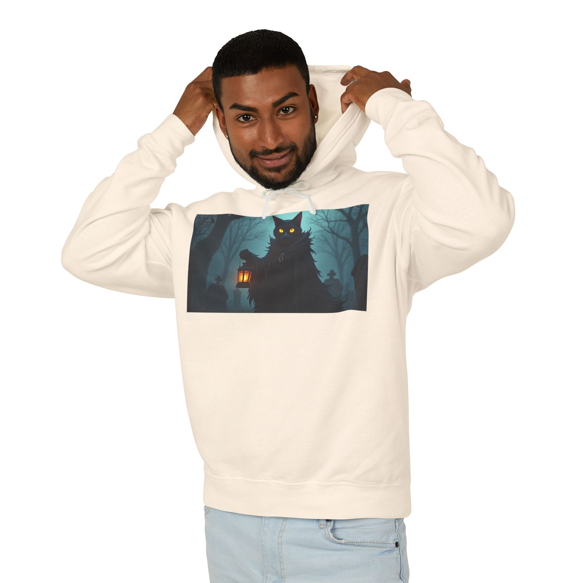 Mysterious Forest Hoodie, Cozy Lightweight Hooded Sweatshirt for Fall, Perfect for Halloween, Unisex Gift, Casual Wear, Autumn Style