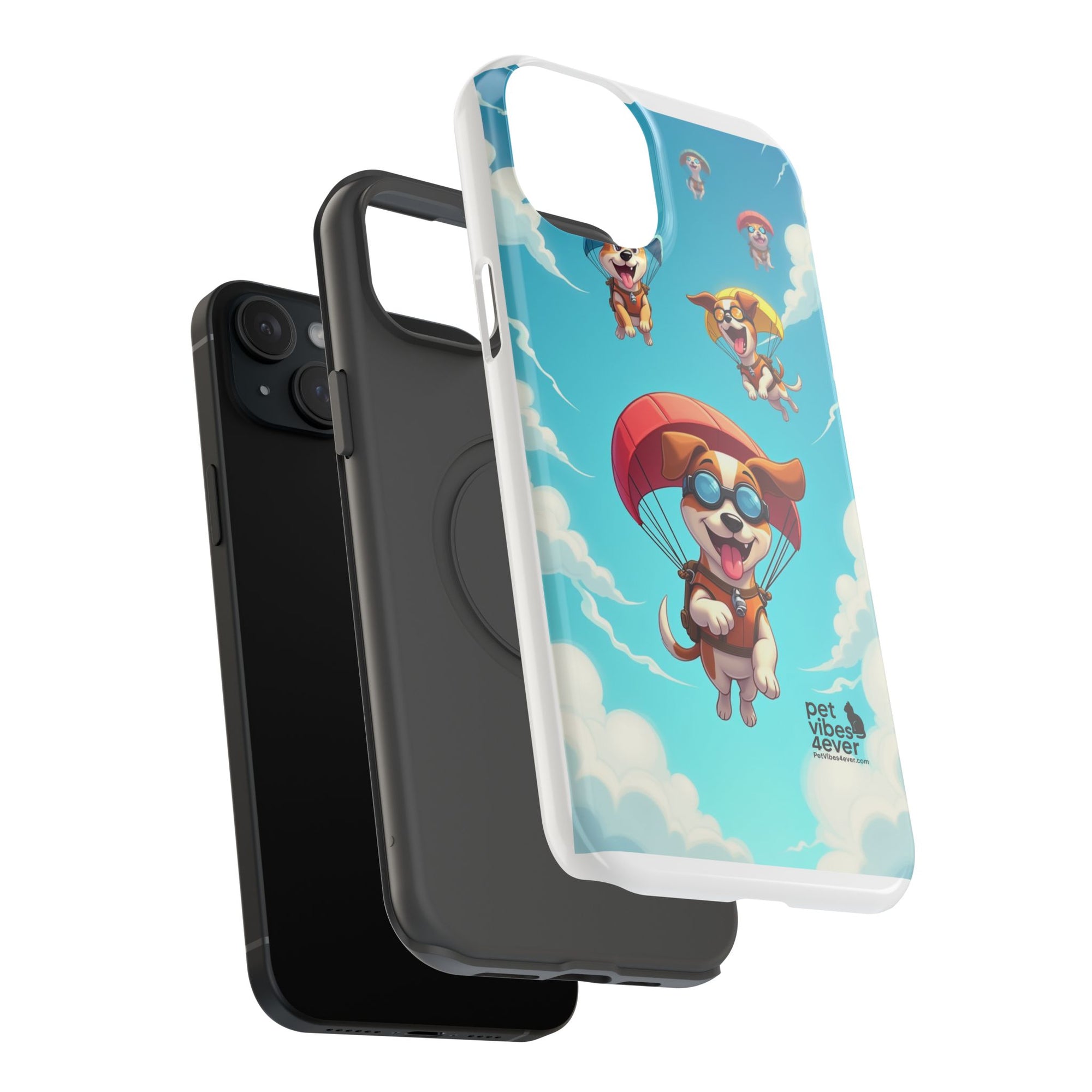 Playful Pet Vibes iPhone Case | Impact-Resistant Dog Design, Gifts for Dog Lovers, Cute Phone Accessory, Fun Pet Merchandise, [...]