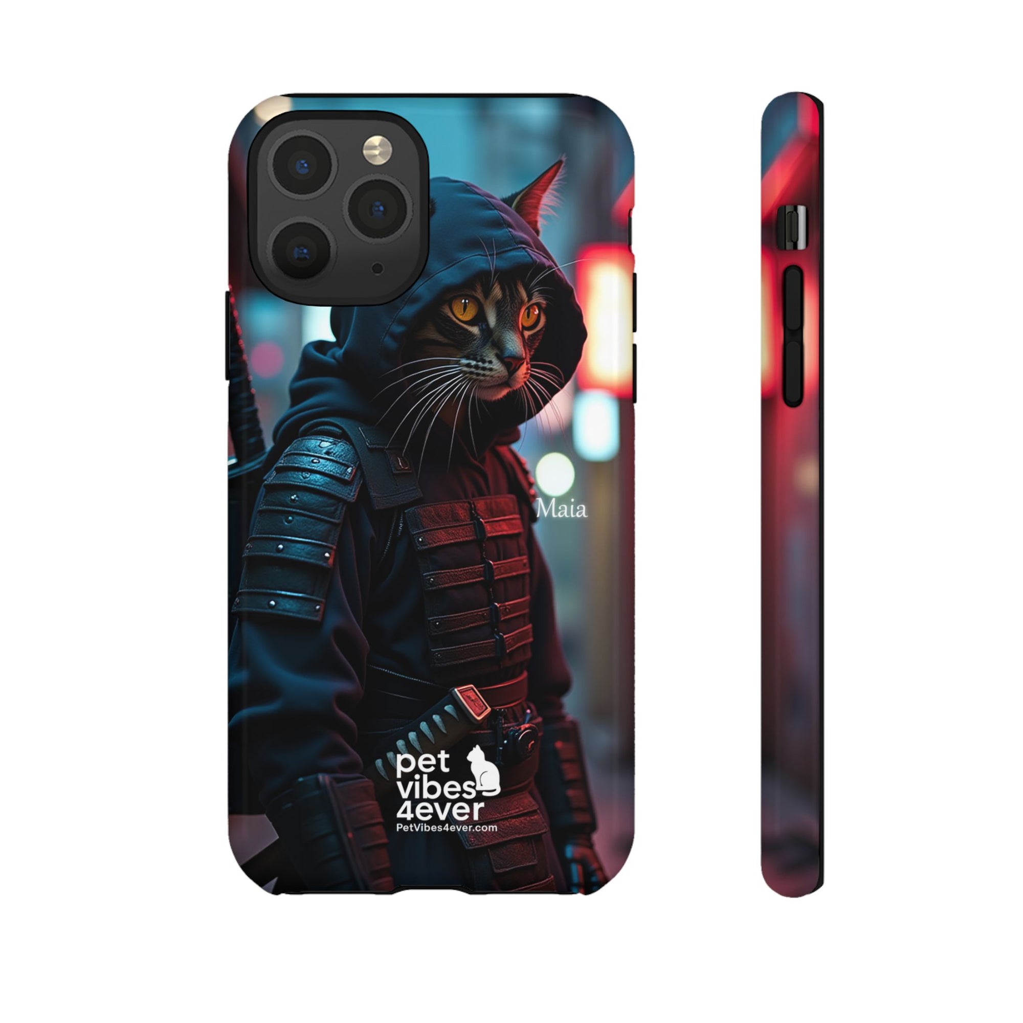 Tough Cases: Cool Cat Phone Case with 'Pet Vibes 4ever', Perfect for Cat Lovers, Unique Gift for Pet Enthusiasts, Fun Phone Accessory, [...]