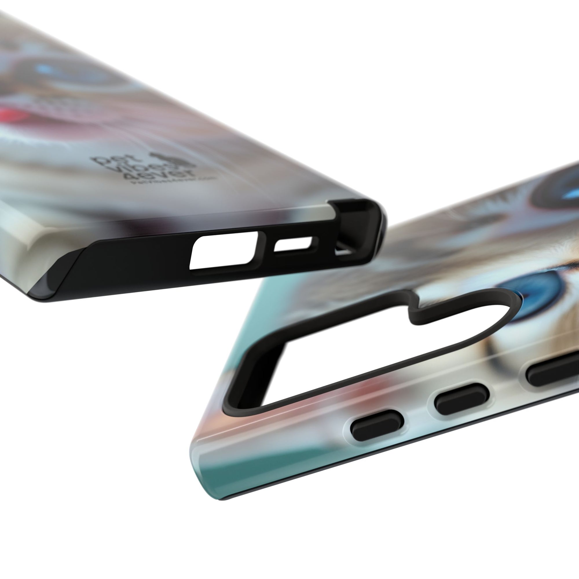 Cute Cat Phone Case, Pet Lover Gift, Durable Phone Cover, Animal Print Case, Cute Kitten Accessory
