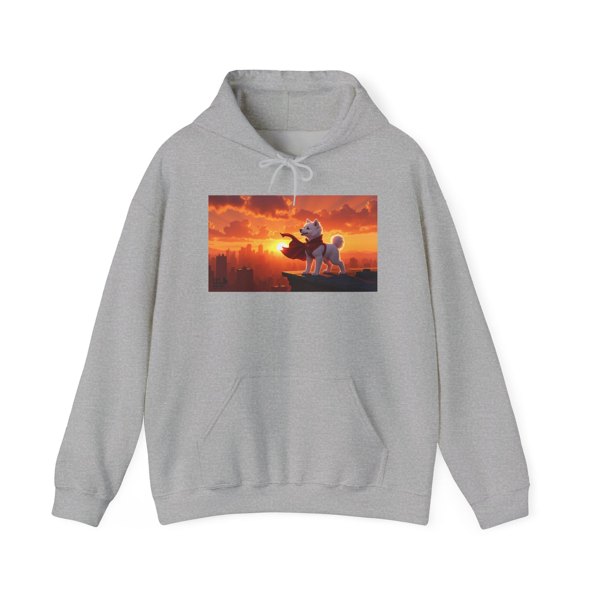 Sunset Adventure Hoodie, Unisex Sweatshirt, Cozy Layer, Gift for Animal Lovers, Weekend Wear, Dog Lover Apparel, Inspirational Hoodie
