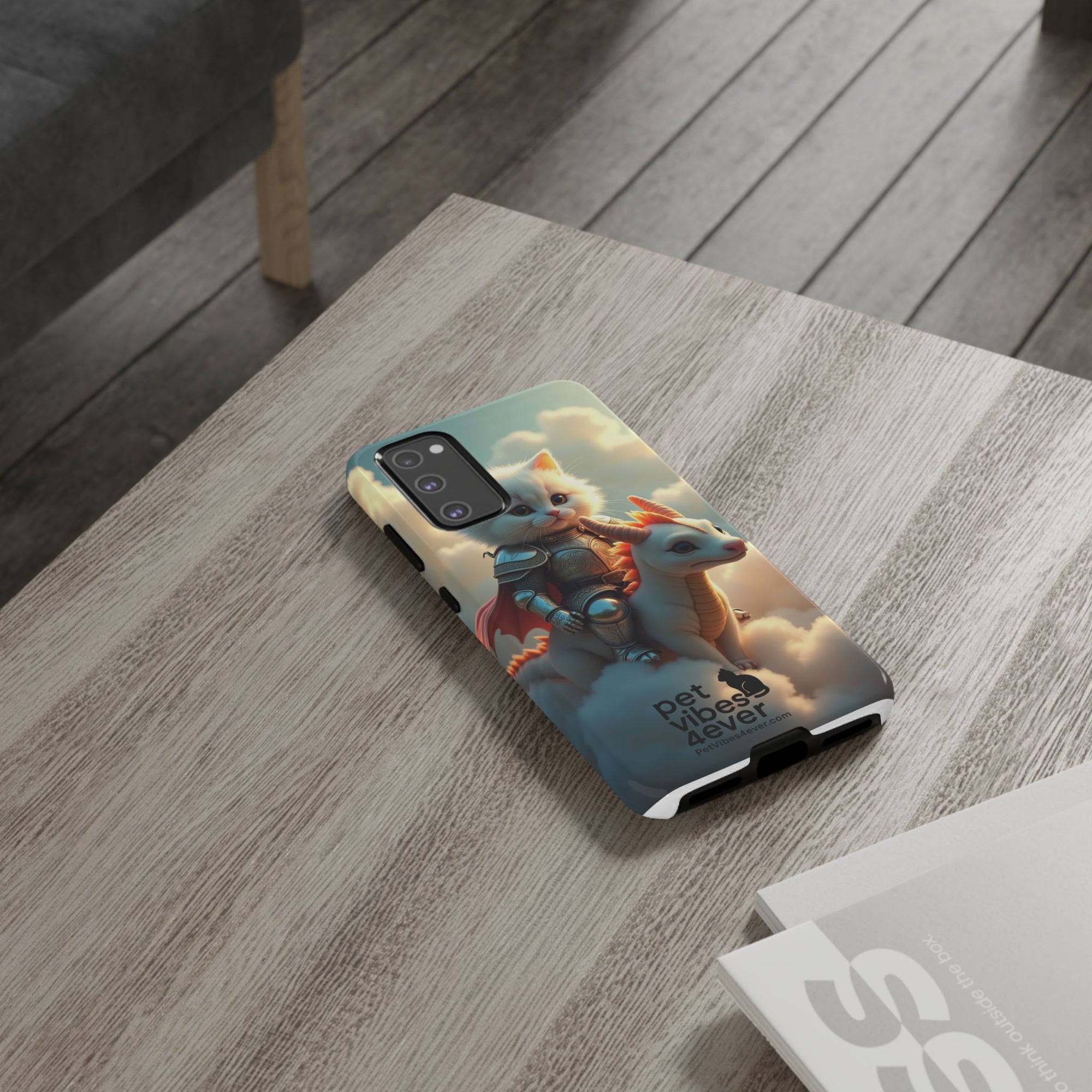 Funny Cat Phone Case, Cute Pet Lovers Gift, Cool Animal Accessory, Unique Phone Sleeve, Fantasy Vibe Phone Cover