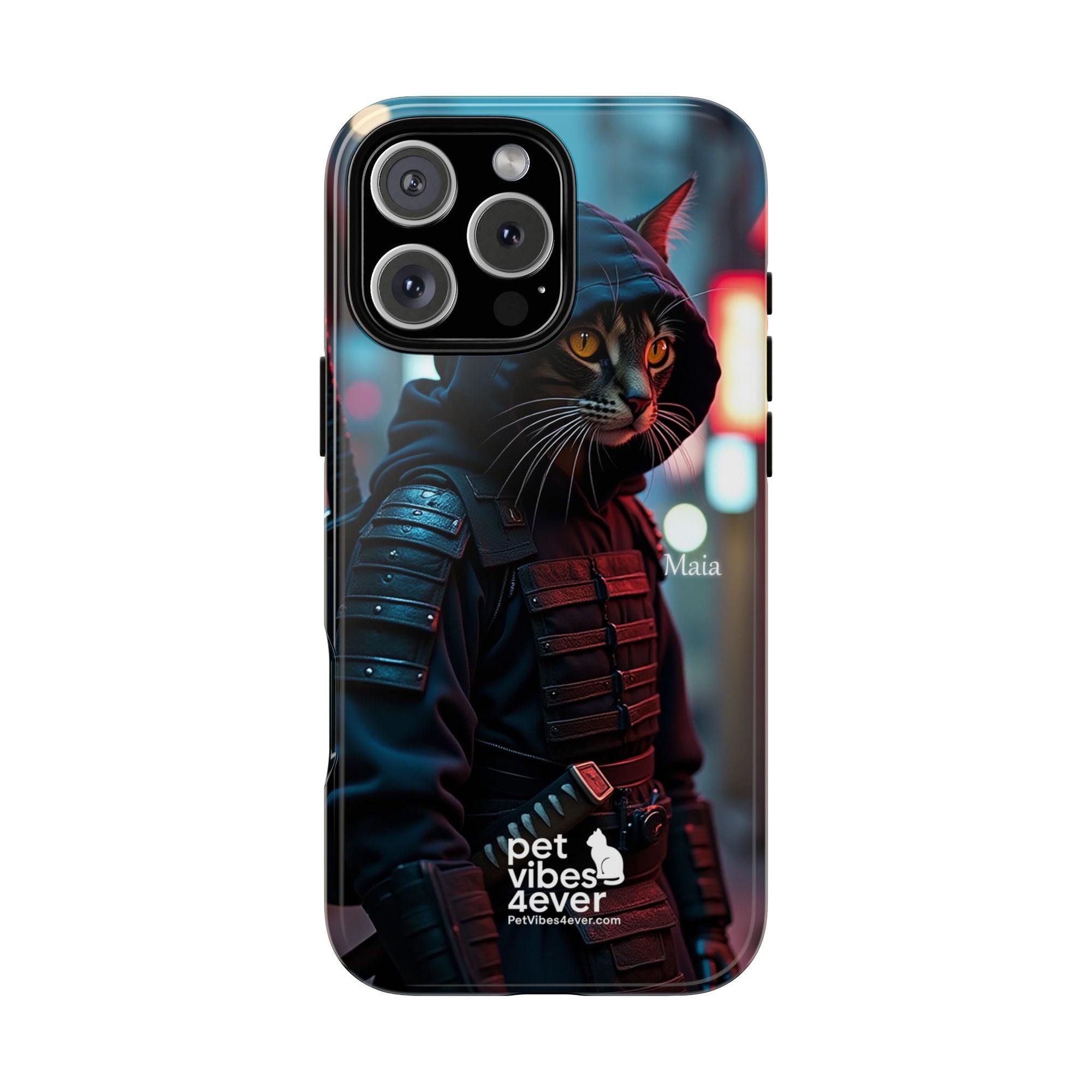Tough Cases: Cool Cat Phone Case with 'Pet Vibes 4ever', Perfect for Cat Lovers, Unique Gift for Pet Enthusiasts, Fun Phone Accessory, [...]