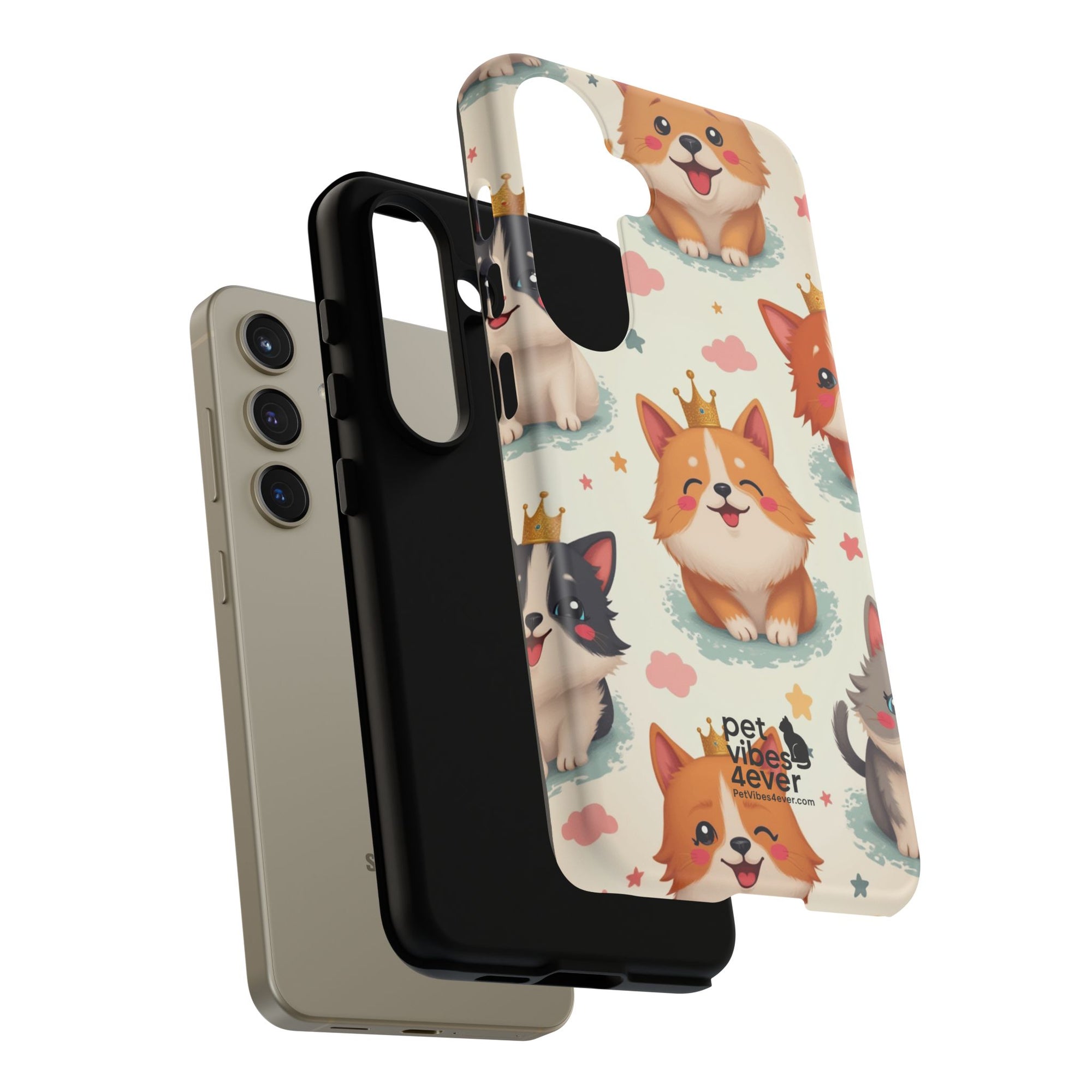 Cute Pet Phone Case, Animal Lover Gift, Dog Cat Lover Accessory, Phone Cover for Pet Parents, Birthday Gift for Pet Owners