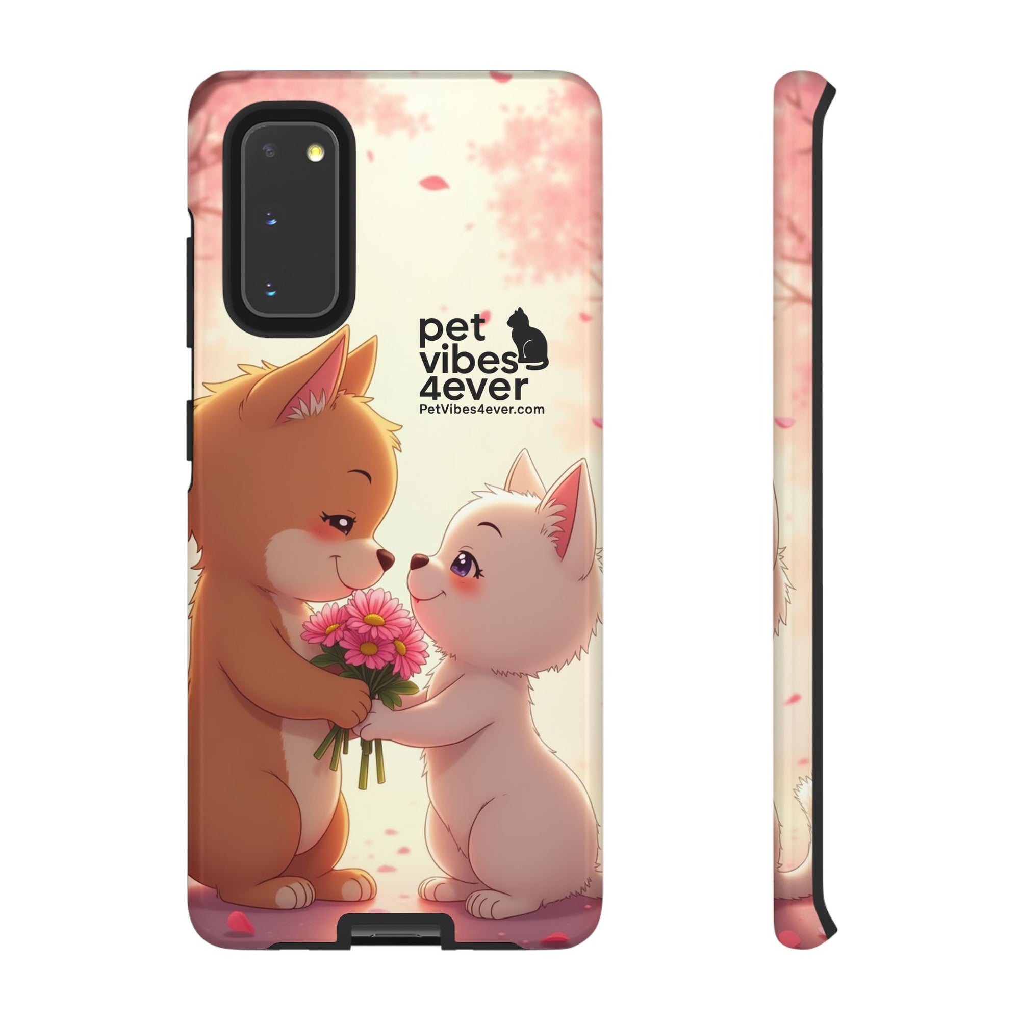 Cute Pet Themed Phone Case, Animal Lovers Gift, Valentine's Day, Cute Phone Cover, Pet Vibes Forever