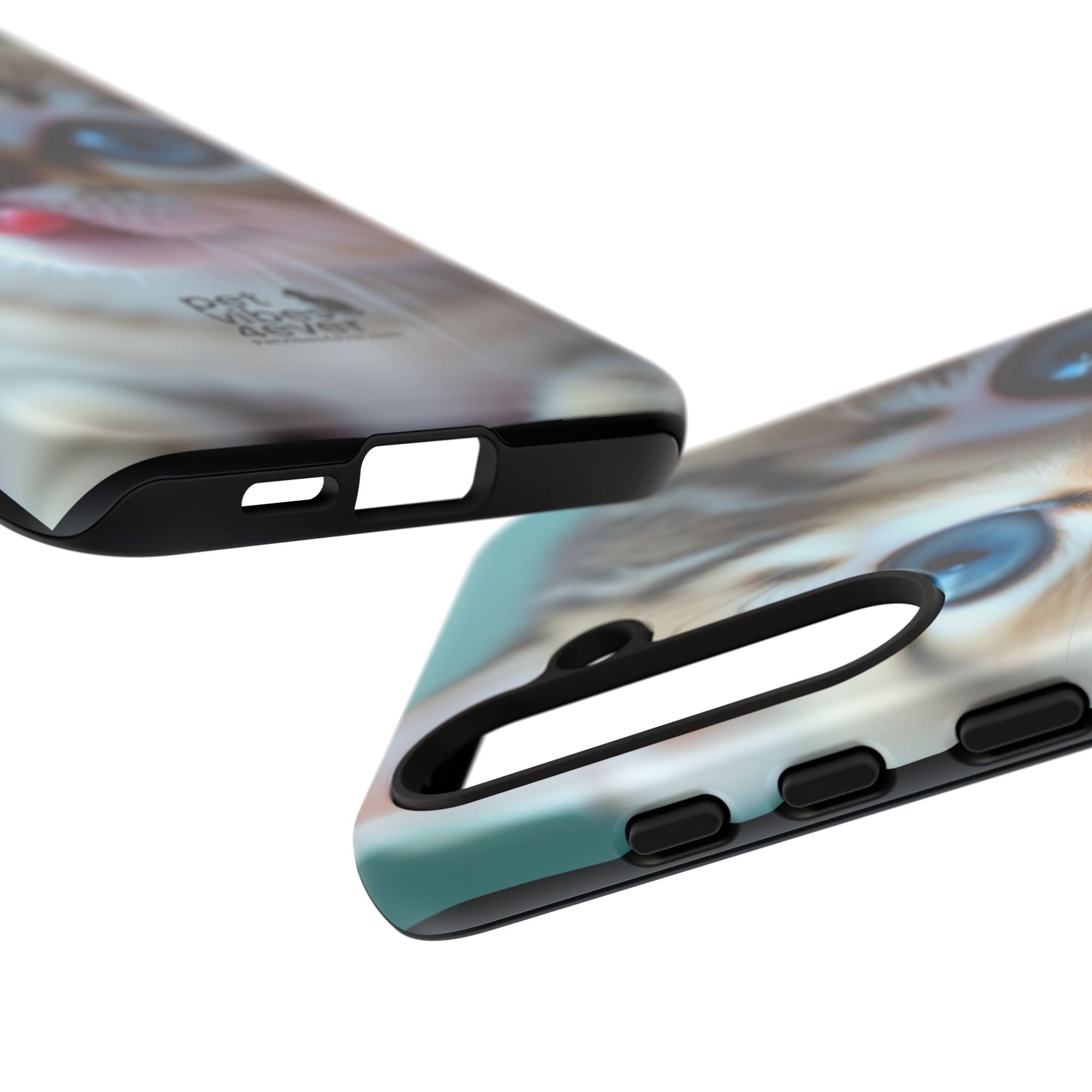 Cute Cat Phone Case, Pet Lover Gift, Durable Phone Cover, Animal Print Case, Cute Kitten Accessory