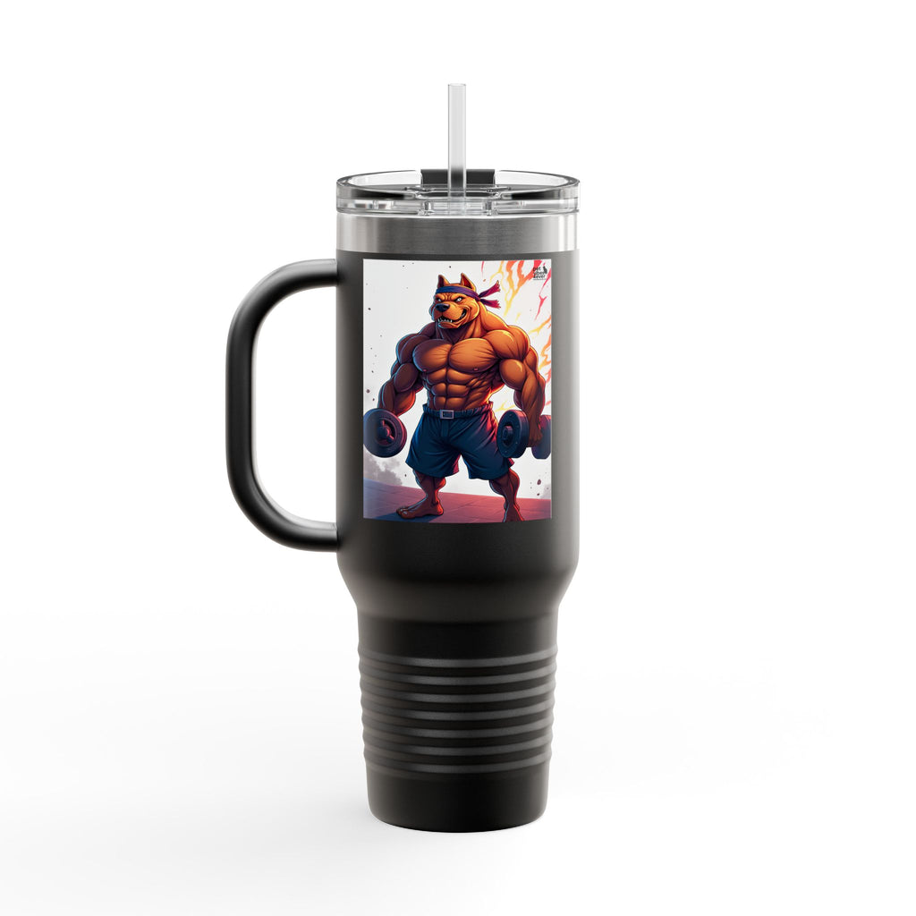 Personalized Pet Vibes Insulated Travel Mug, Perfect for Animal Lovers, Great for Road Trips, Coffee, Tea, Gifts