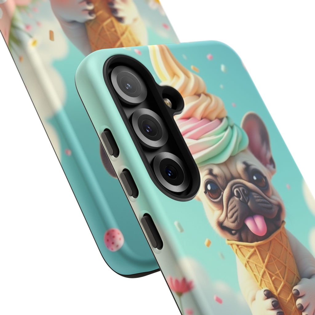 Cute Dog Phone Case, Pet Lover Gift, Tough iPhone/Android Cover, Dog Art, Fun Phone Accessory