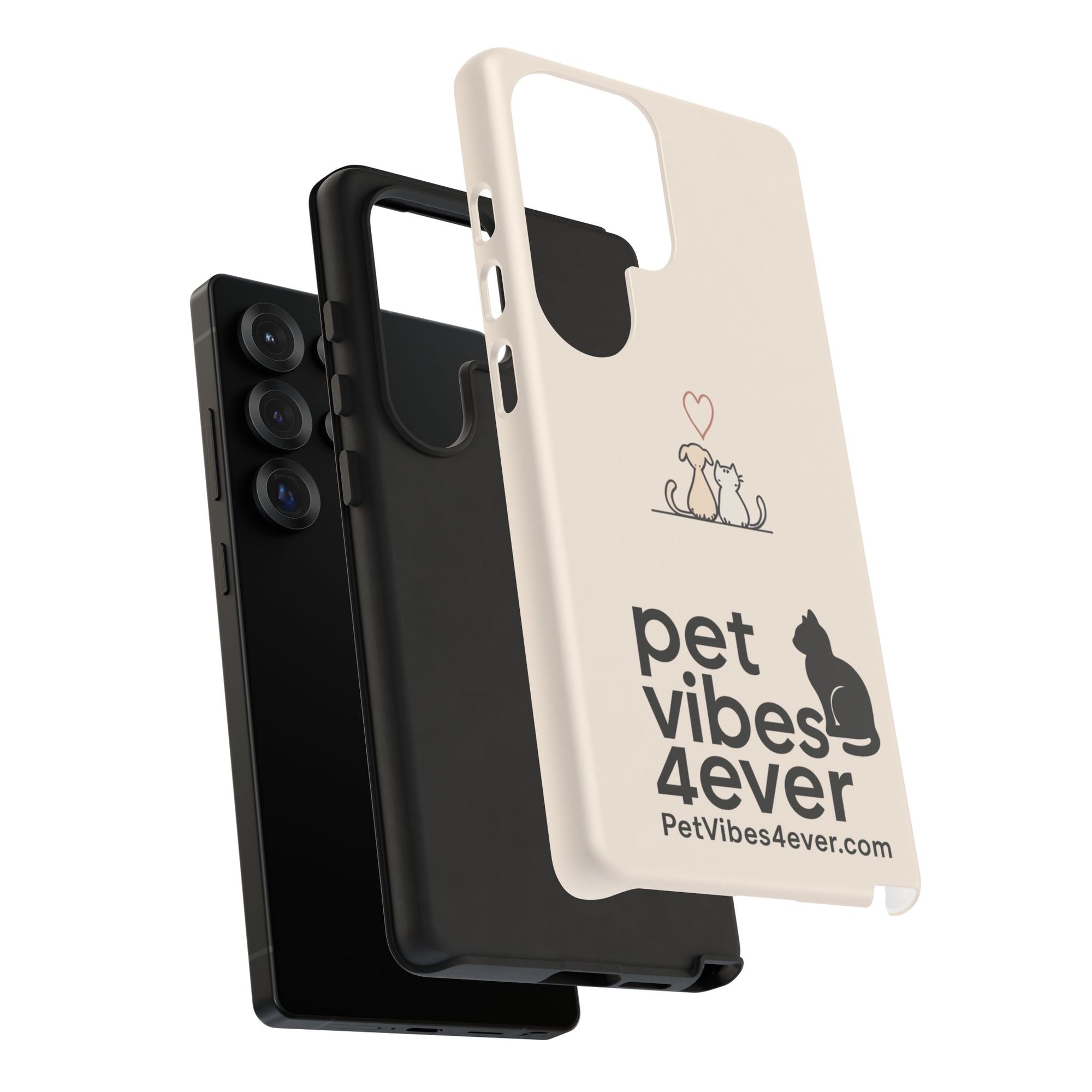 Cute Cat Phone Case - Pet Lovers Gift, Tough Cases, Customizable, Animal Lover, Cat Mom/Dad, Funny Cat Merchandise
