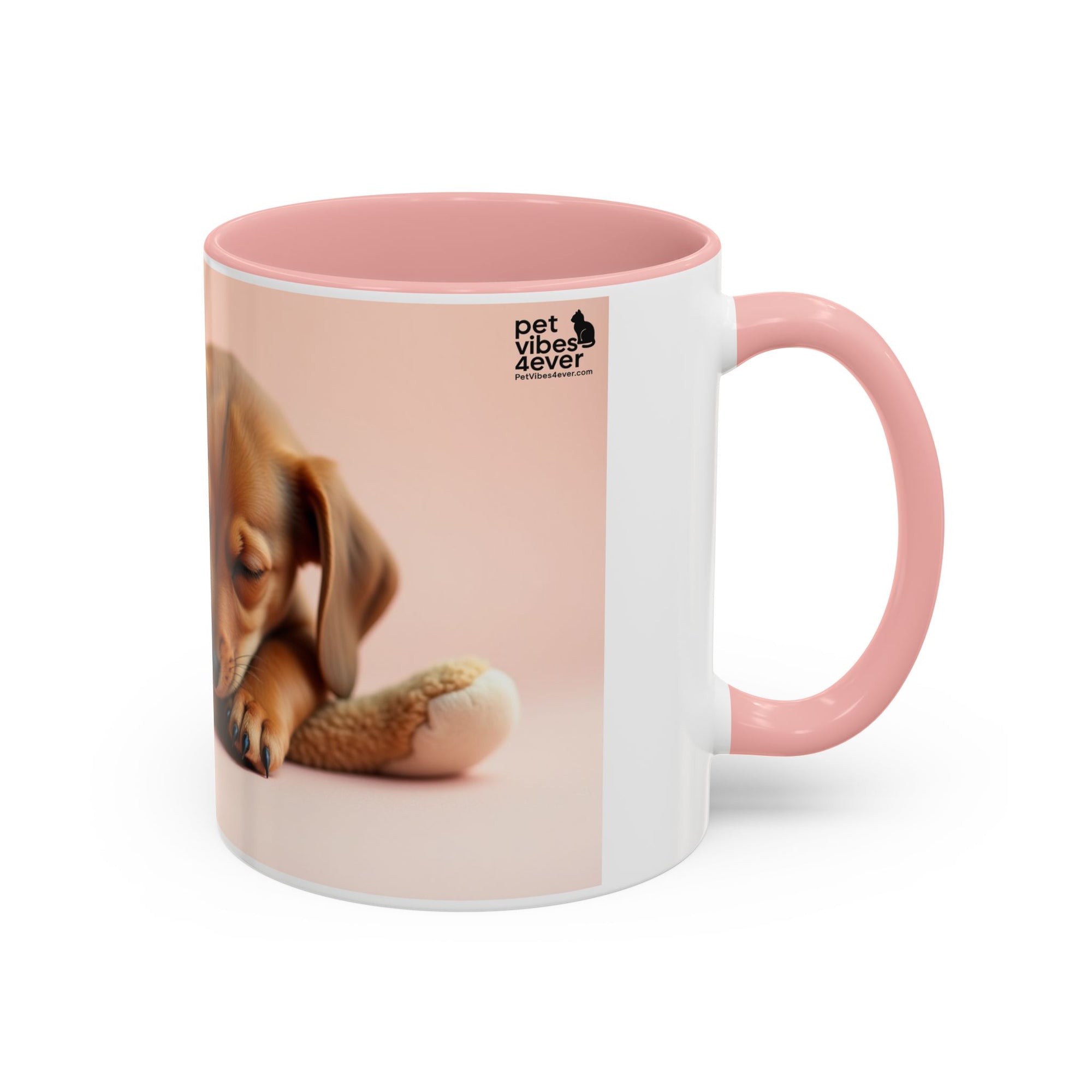 Cute Dog and Toy Accent Coffee Mug - Perfect for Pet Lovers, Gift for Animal Enthusiasts, Adorable Mug for Home and Office